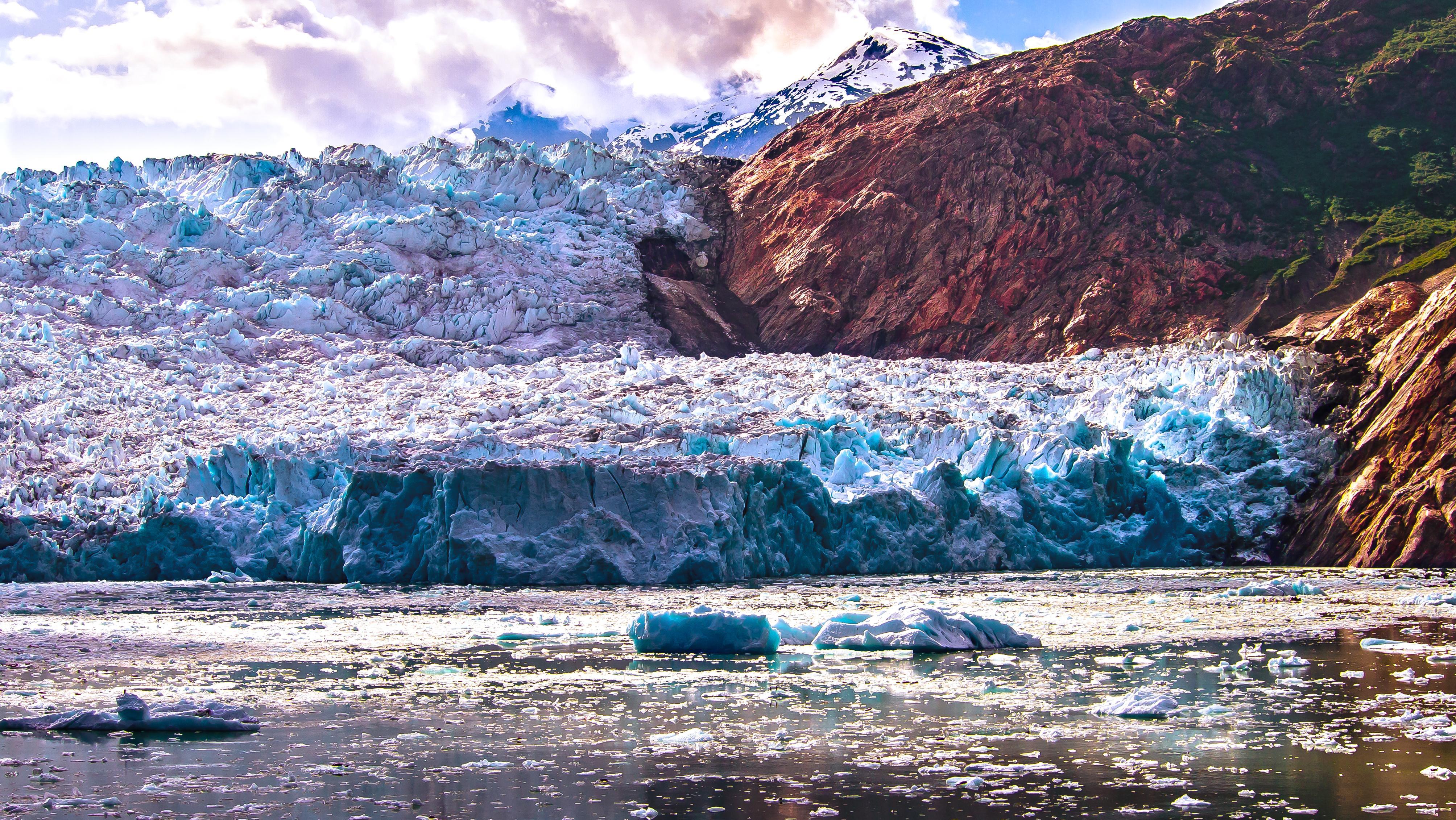 Wallpaper, glacier, climate, change, ice, nature, landscape