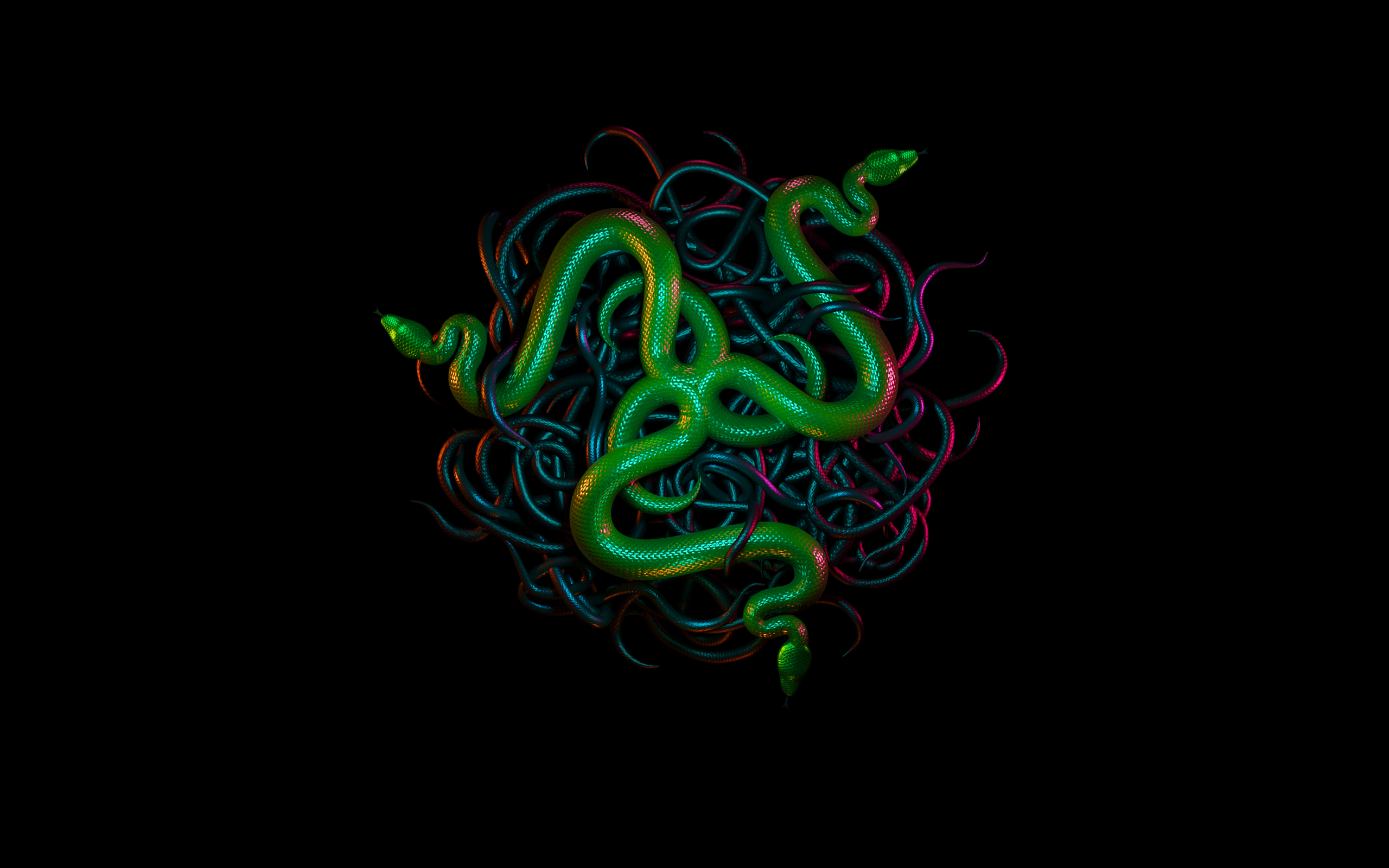 Wallpaper of Technology, Razer, Logo, Snake background & HD