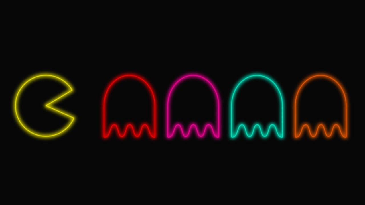 Pacman Wallpaper in Inkscape