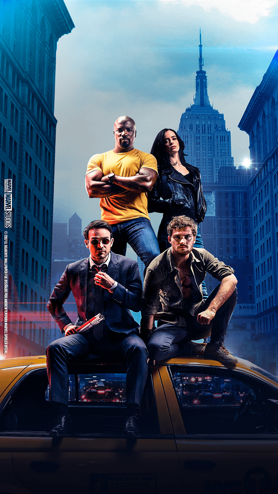 The Defenders Wallpaper Marvel poster Oficial HD. Defenders
