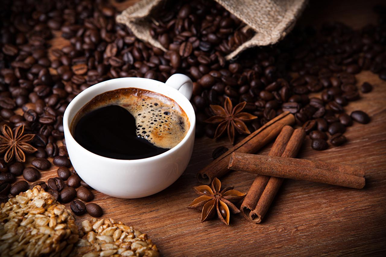 image Coffee Grain Cinnamon Cup Food Drinks