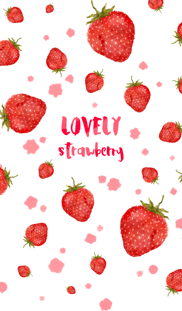 Lovely strawberry. Wallpaper iphone summer, Fruit wallpaper