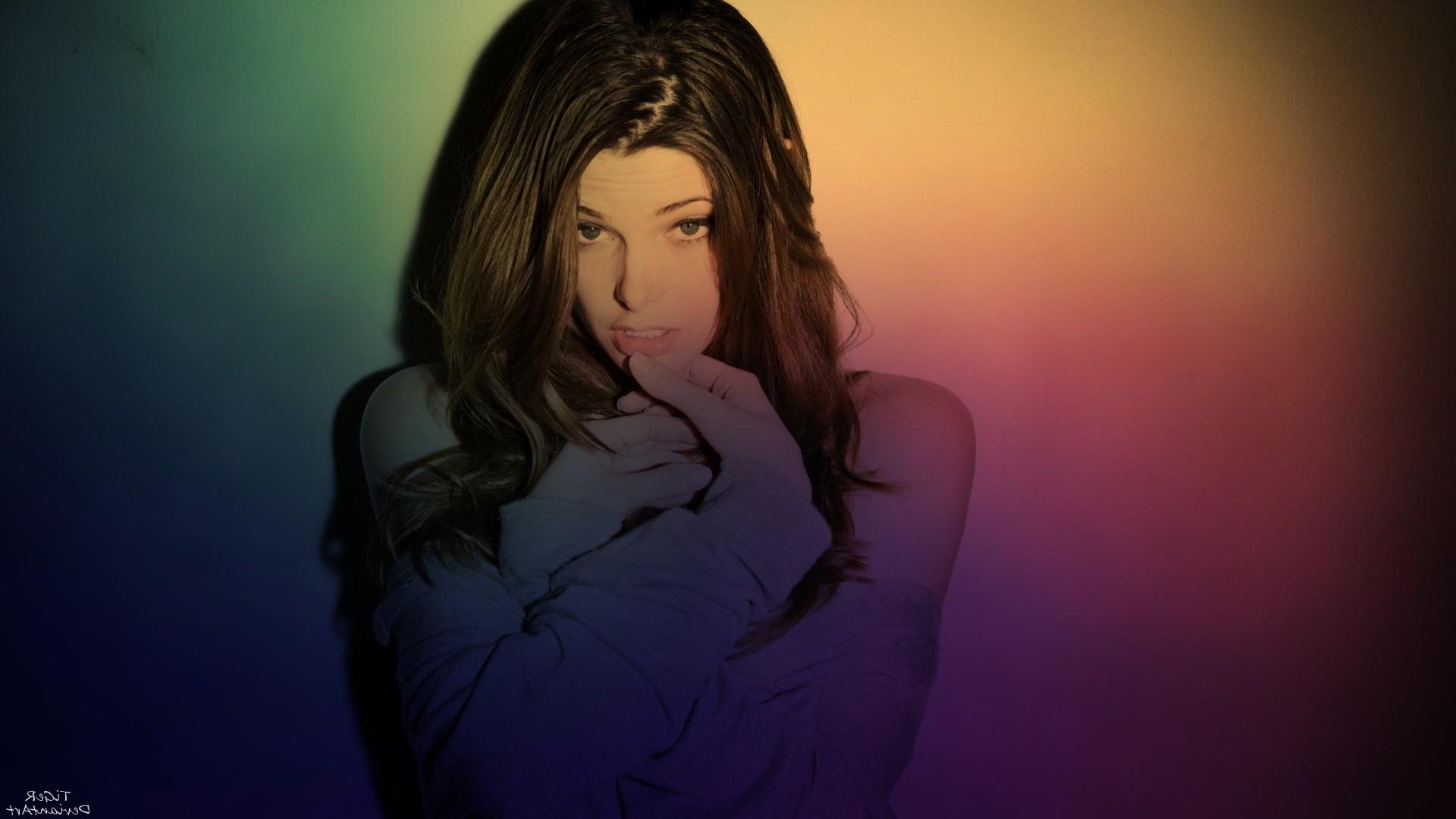 ashley greene women brunette colorful wallpaper and background