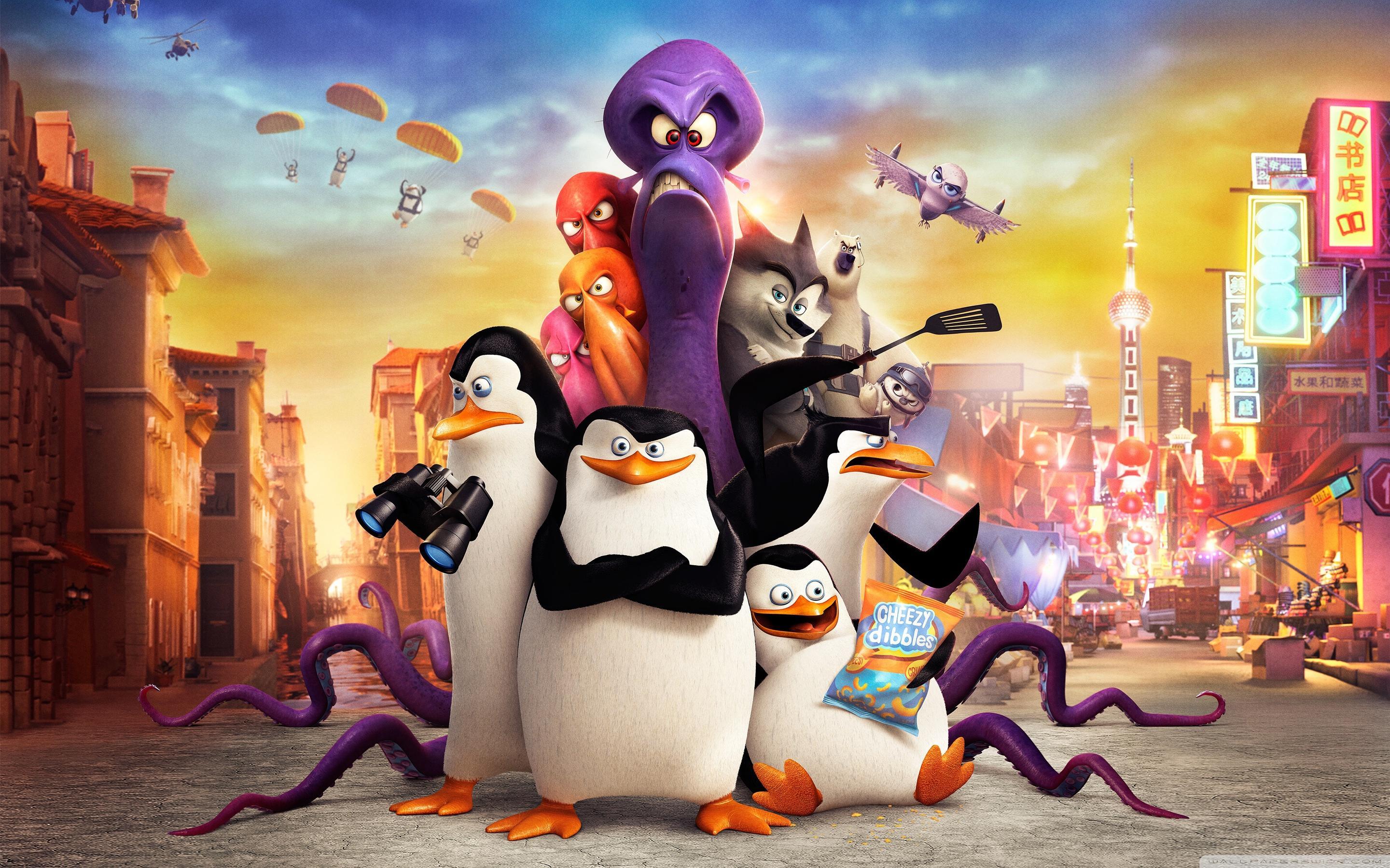 Penguins of Madagascar Funny Movie ❤ 4K HD Desktop Wallpaper for 4K