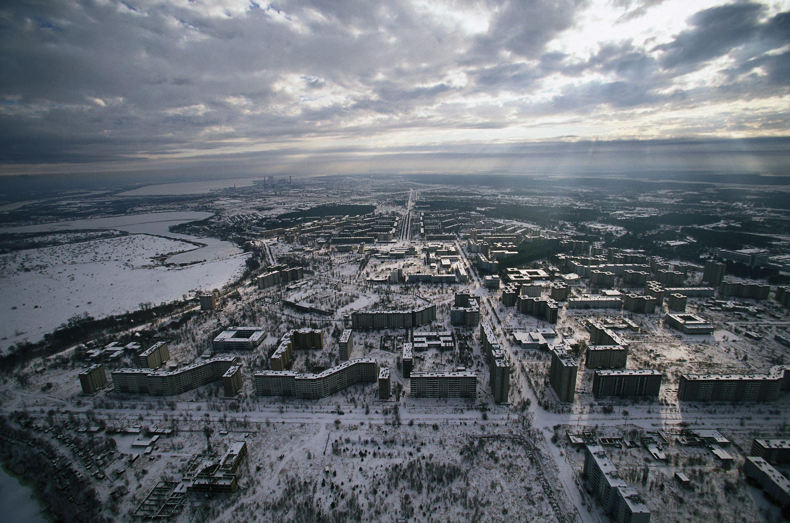 SuperHD.pics: Chernobyl Artwork Biohazard Buildings Destruction ... Desktop  Background