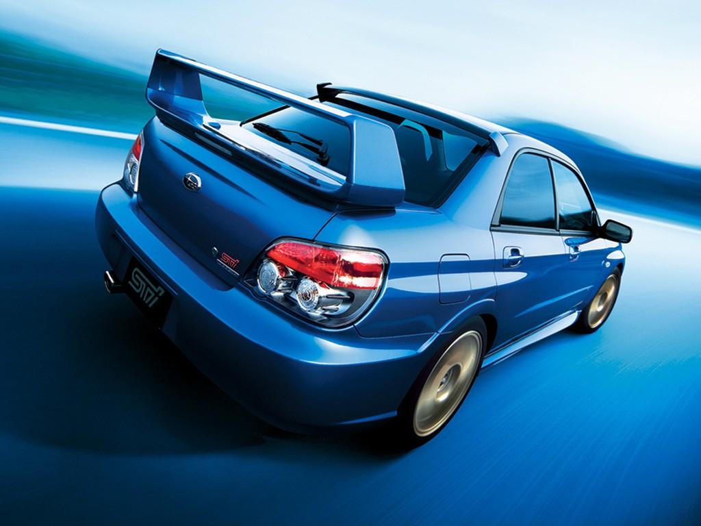 Subaru Impreza Blue Wallpaper