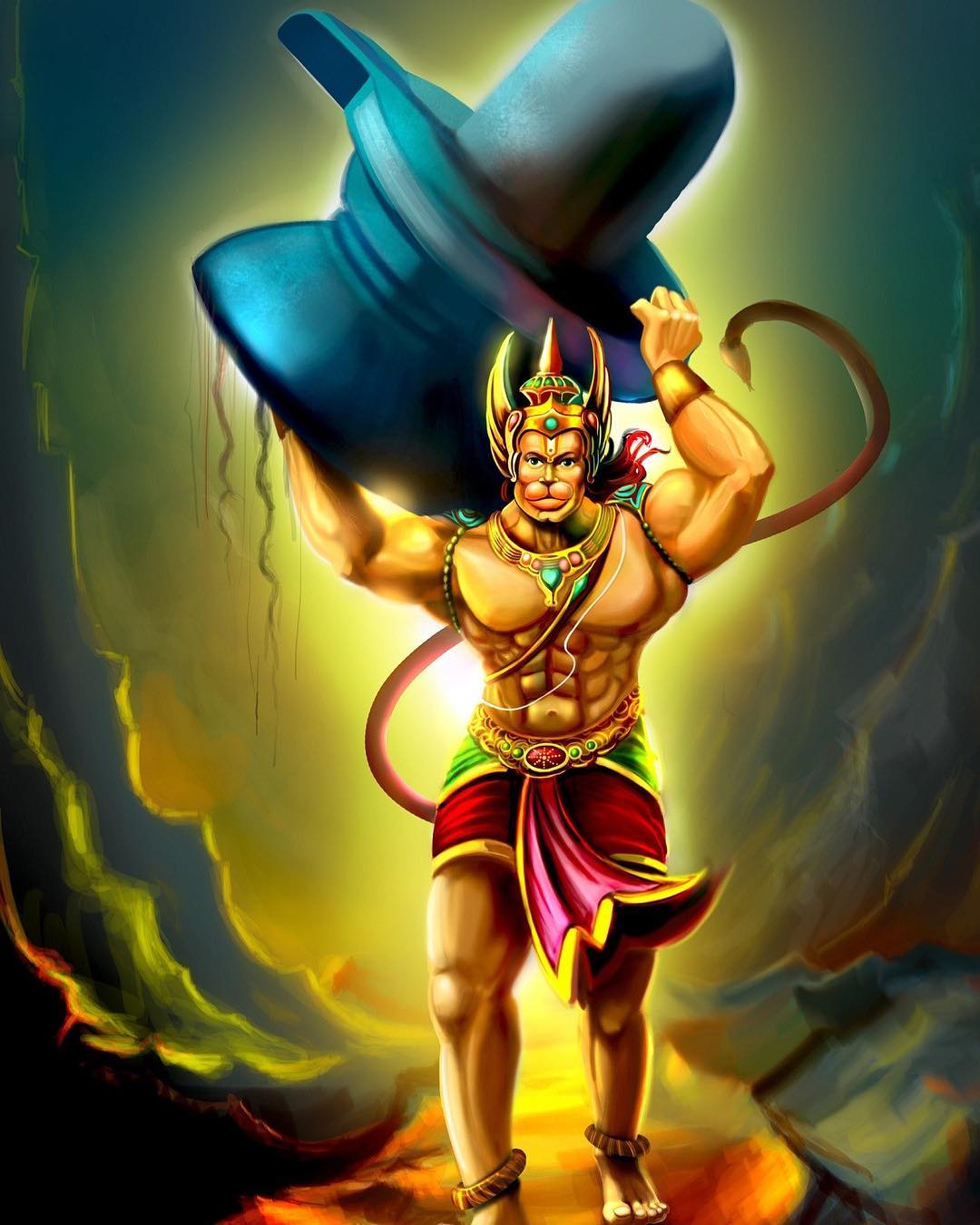 Lord Hanuman image.