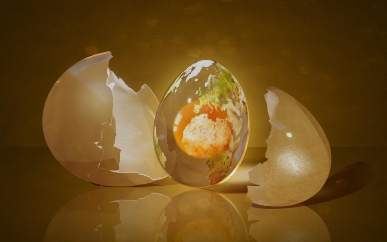 Glass Egg wallpaper. Glass Egg