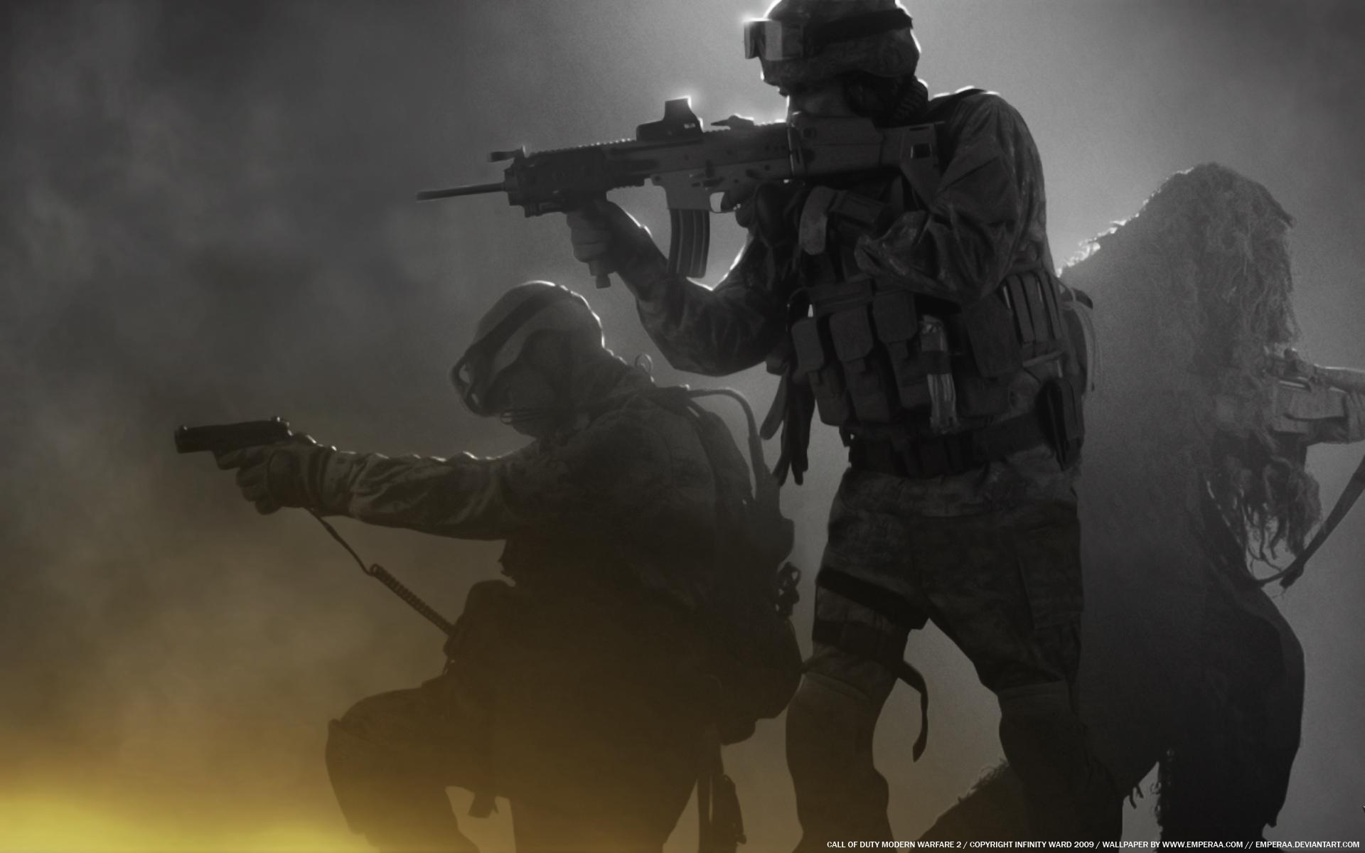 Special Forces in the fog wallpaper and image