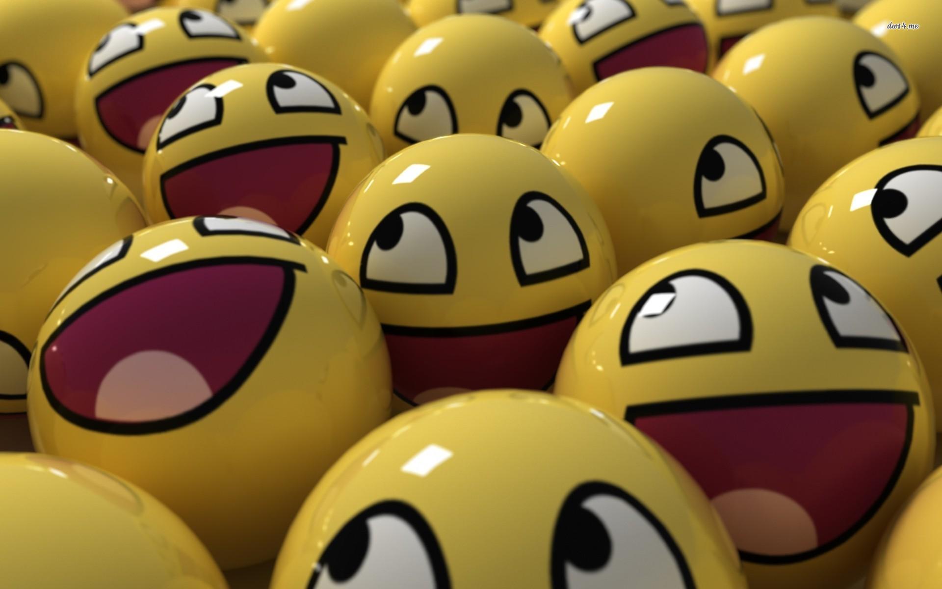 Smiley Face Emoji Wallpaper
