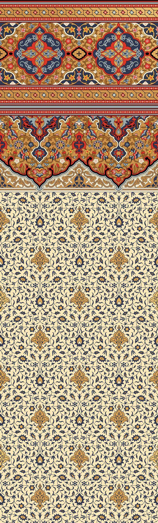 Persian Eastern Style Art Wallpaper as seen on the HBO series