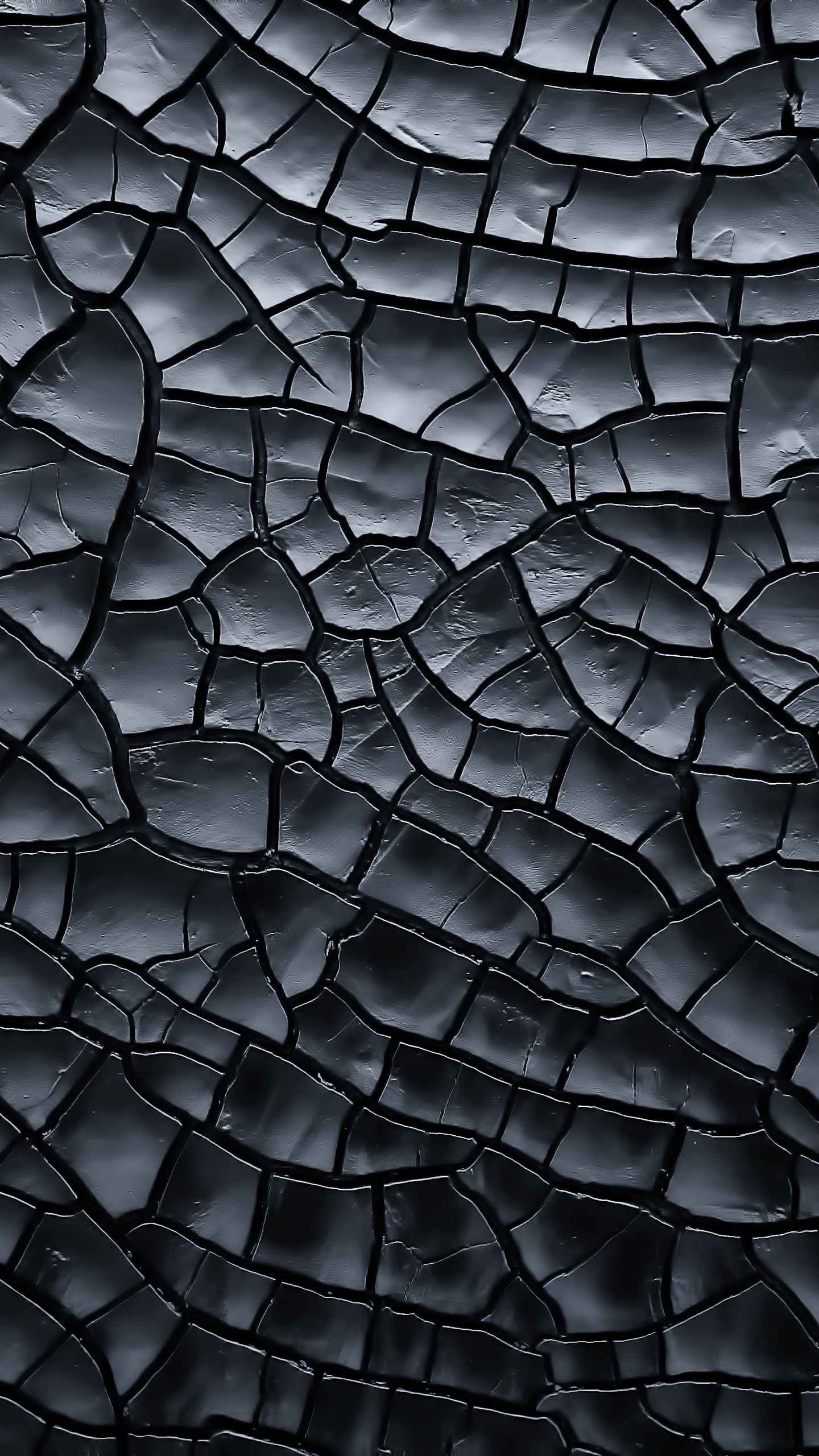 Download wallpaper 1440x2560 texture, crack, black qhd samsung