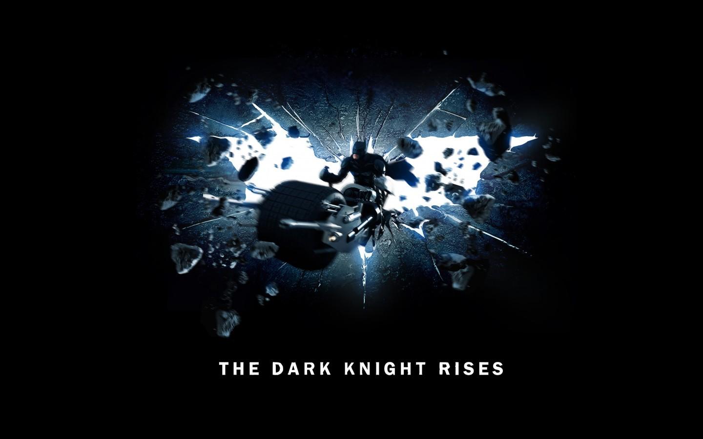 Download 1440x900 The Dark Knight Rises, Crack, Artwork, Stones