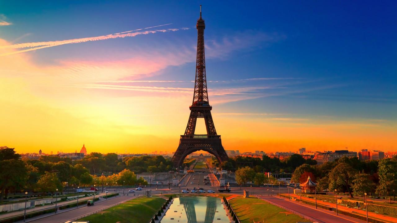 Wallpaper Eiffel Tower, Paris, France, 4K, 8K, World