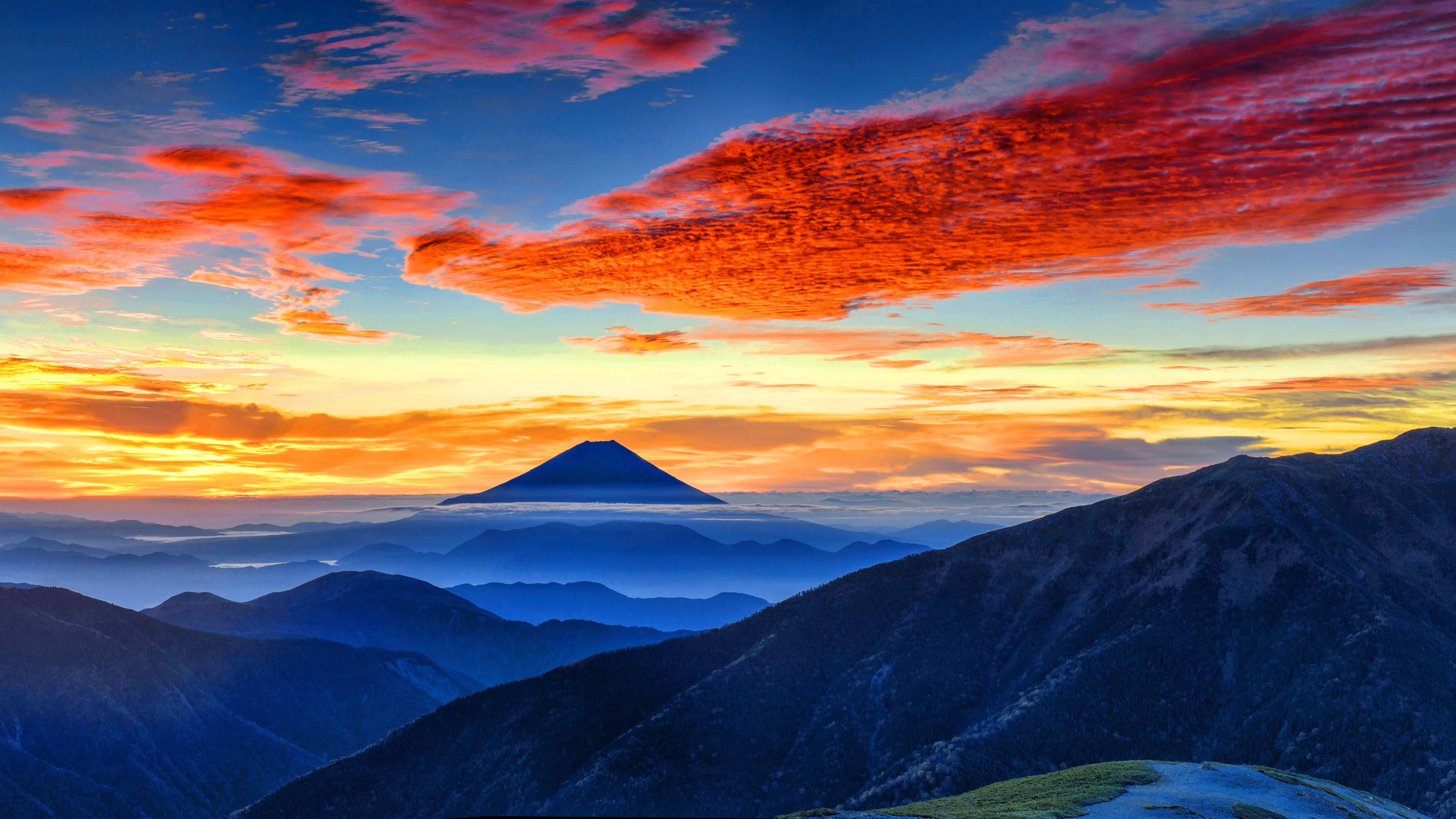 Mount Fuji Hizuoka Japan UHD 8K Wallpaper