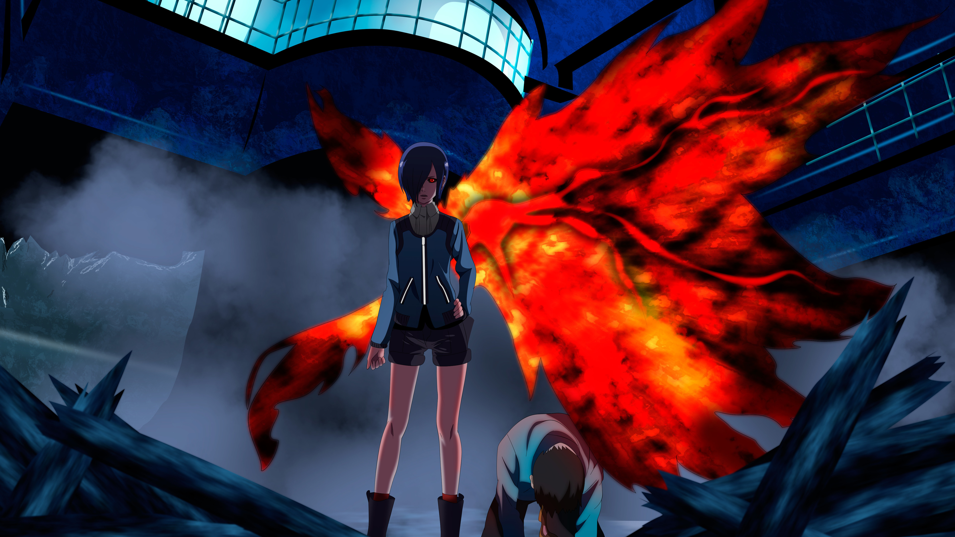 Tokyo Ghoul Touka Kirishima 5k Wallpaper. HD Wallpaper Mafia