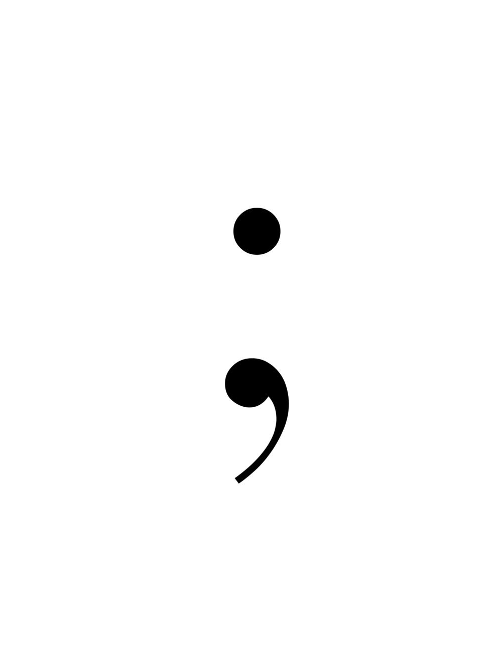 Punctuation Semicolon Wallpaper HD