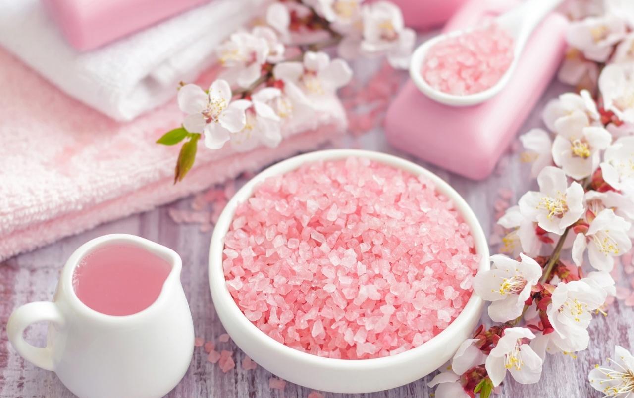 Spa Pink Salt wallpaper. Spa Pink Salt