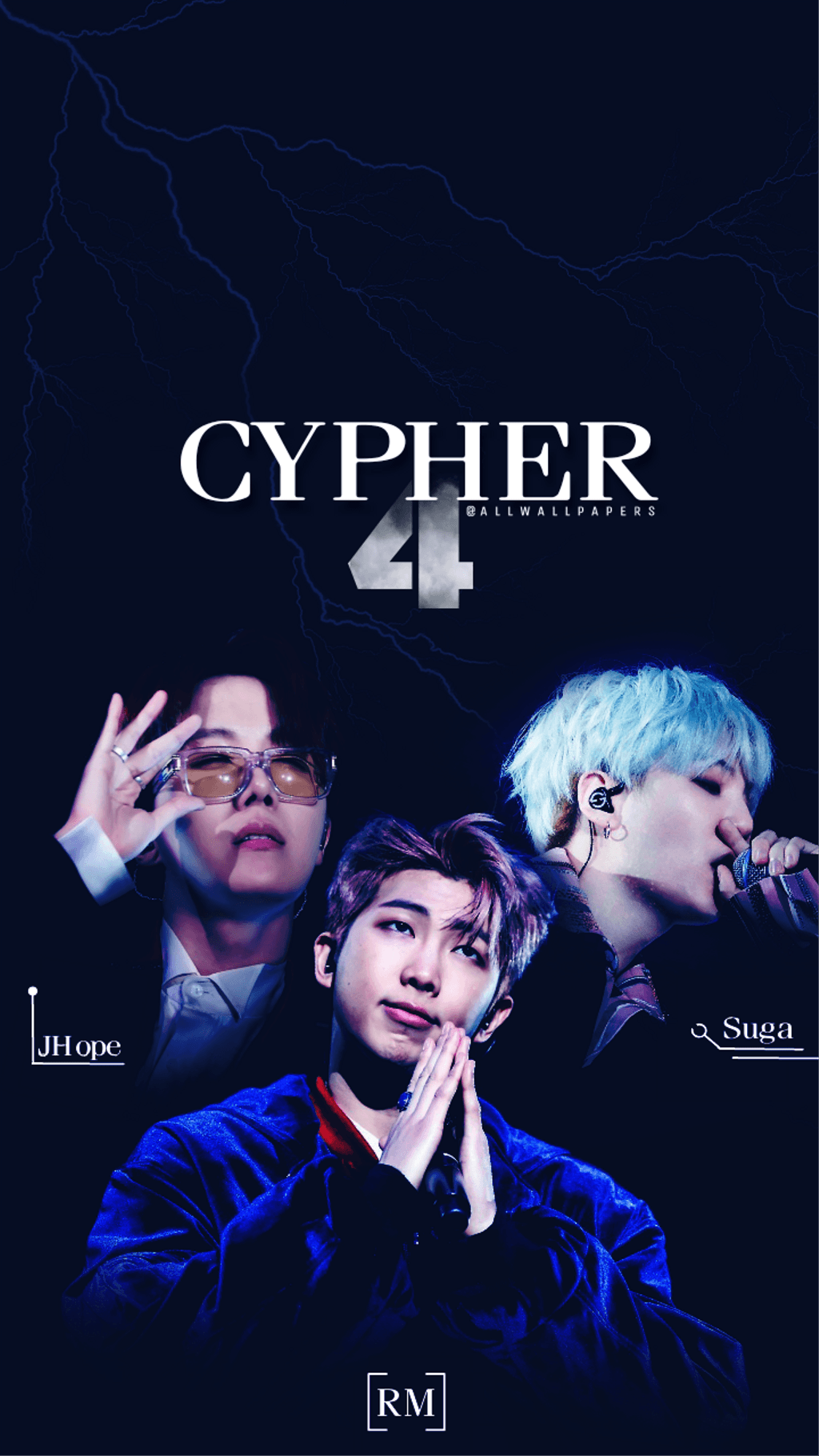 BTS Cypher pt4 wallpaper. lock screen rapline rm su