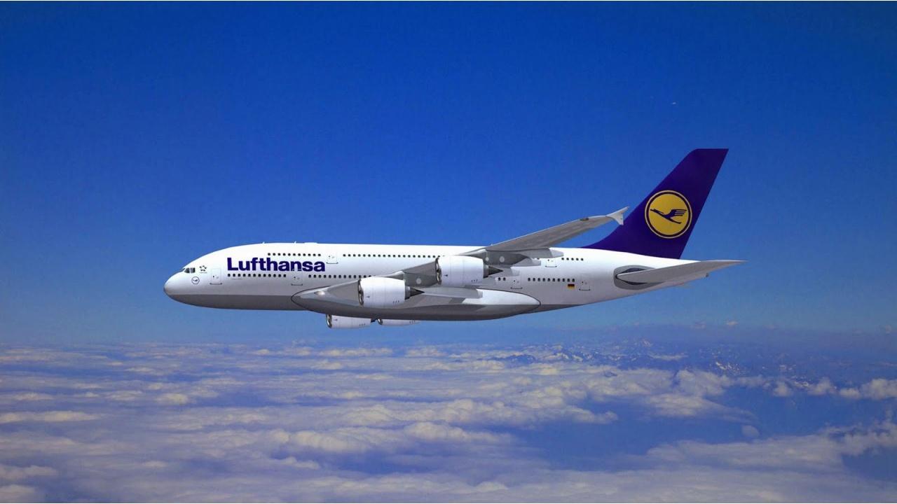 Lufthansa Airlines Airbus A380 Wallpaper