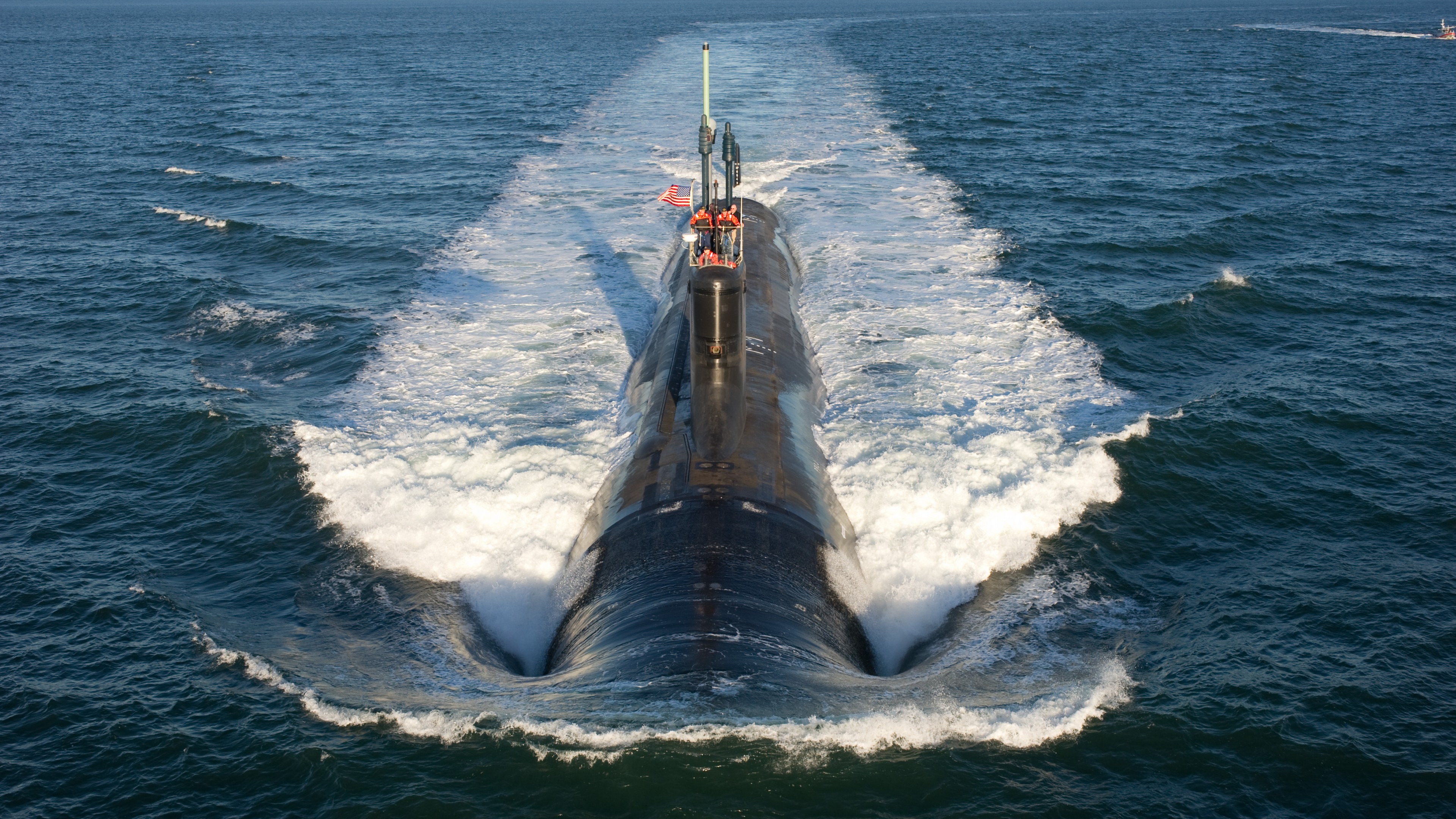 Wallpaper USS North Dakota, Submarine, SSN 784, Virginia Class, U.S