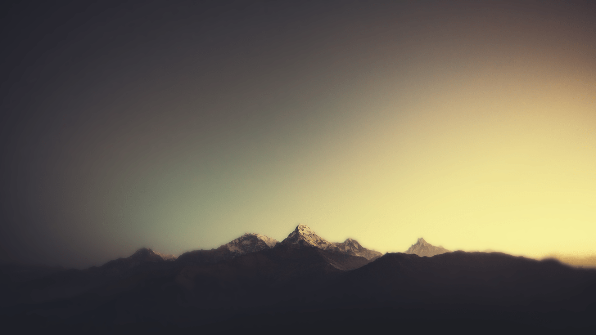 Wallpaper, landscape, mountains, sunlight, blurred, Nepal