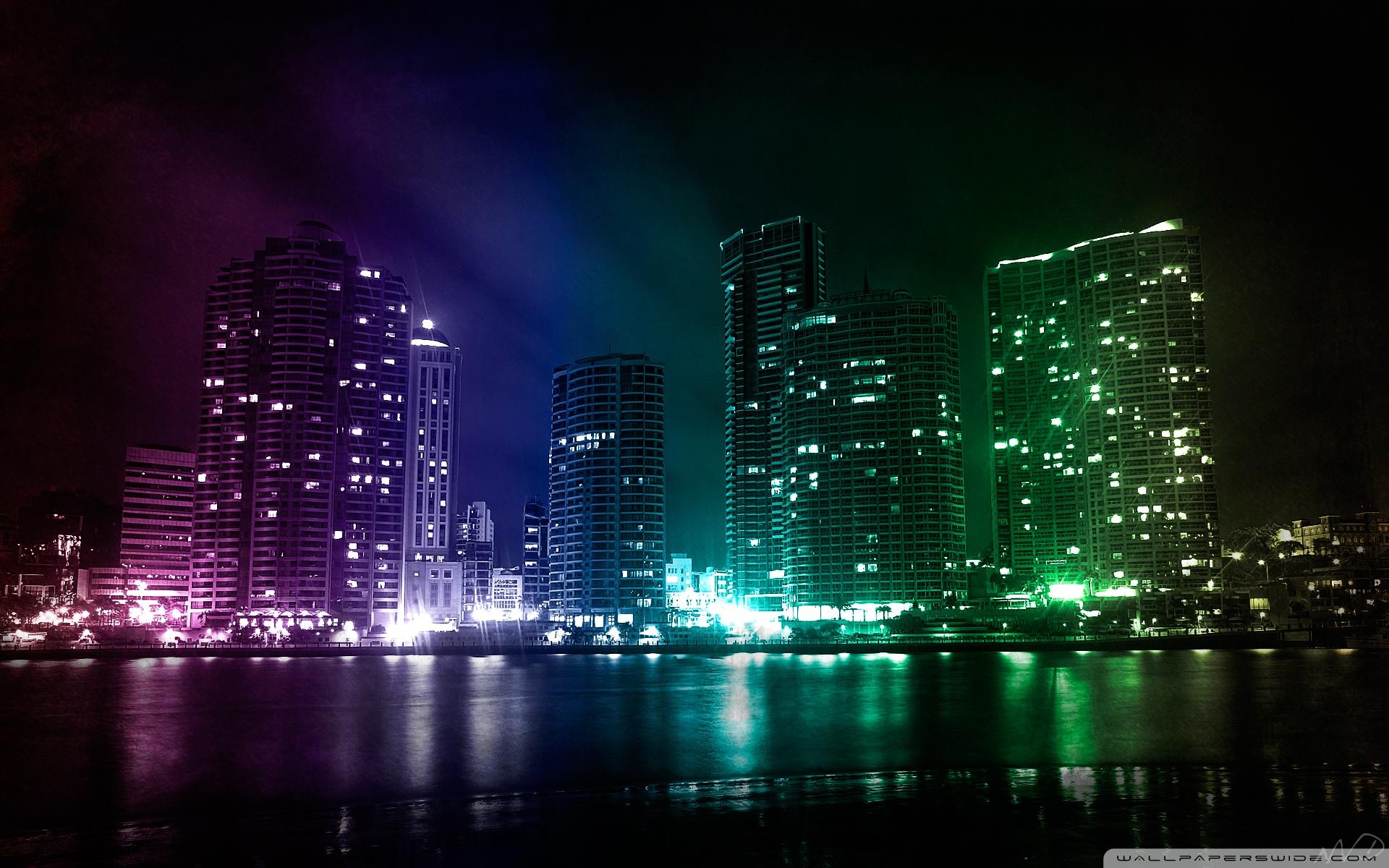 City Lights ❤ 4K HD Desktop Wallpaper for 4K Ultra HD TV • Wide