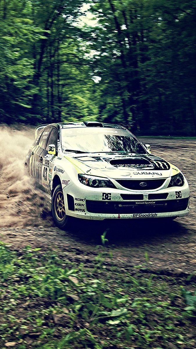 Subaru Rally Car Drifting Wallpaper IPhone Wallpaper