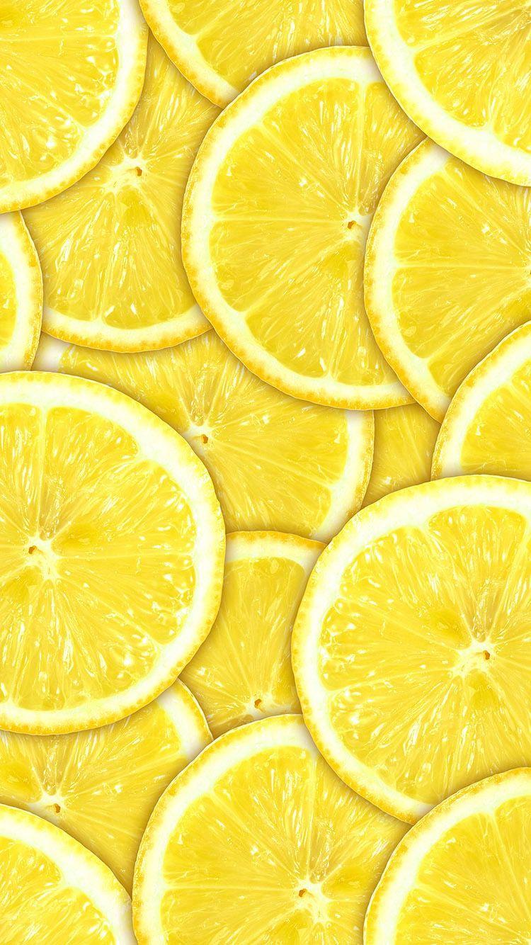 TAP AND GET THE FREE APP ⬆ Cute yellow lemon wallpaper for iPhone