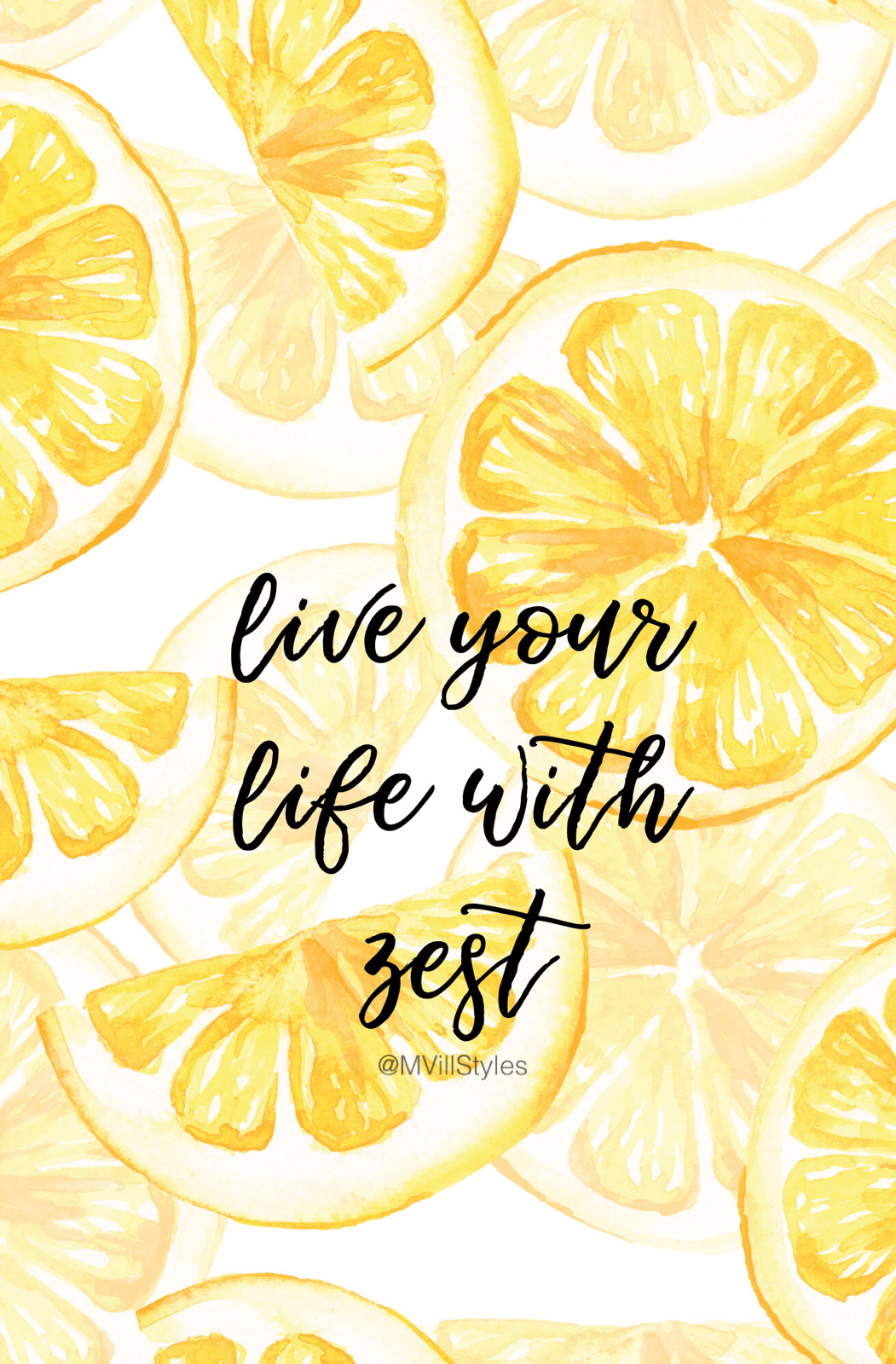 Live Your Life with Zest Lemon iPhone wallpaper. Summer wallpaper, Fruit wallpaper, iPhone wallpaper