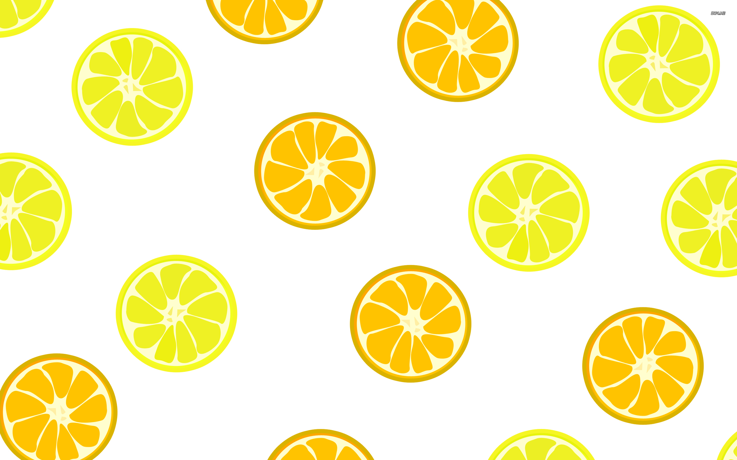 Orange and lemon slices wallpaper wallpaper