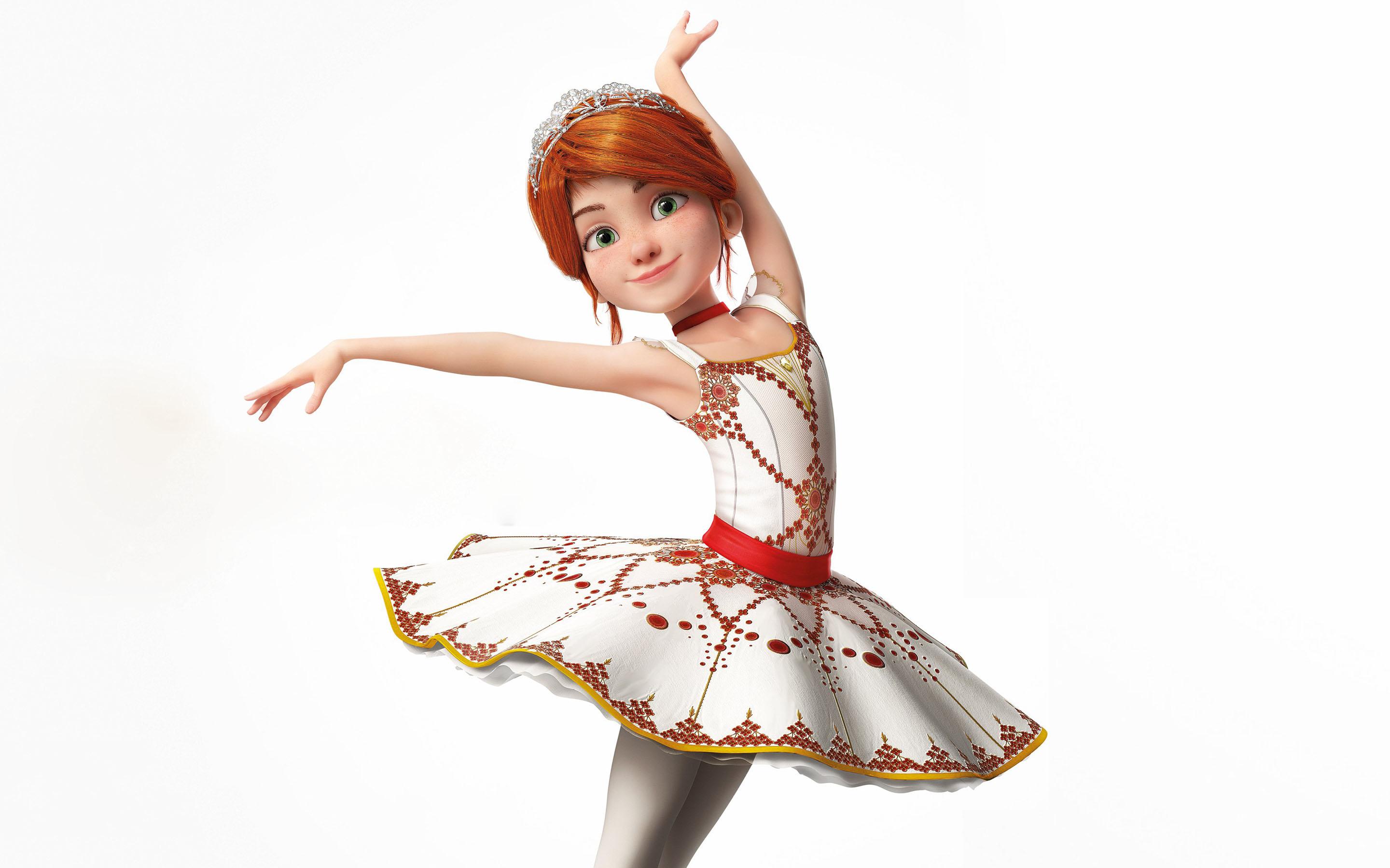 Wallpaper Ballerina, Felicie Milliner, Elle Fanning, Animation, HD
