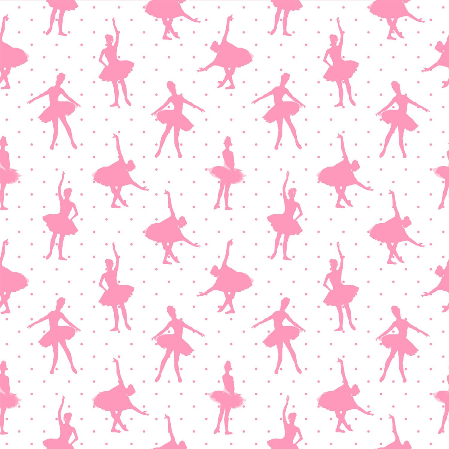 Pink Ballerina Wallpaper for Decor