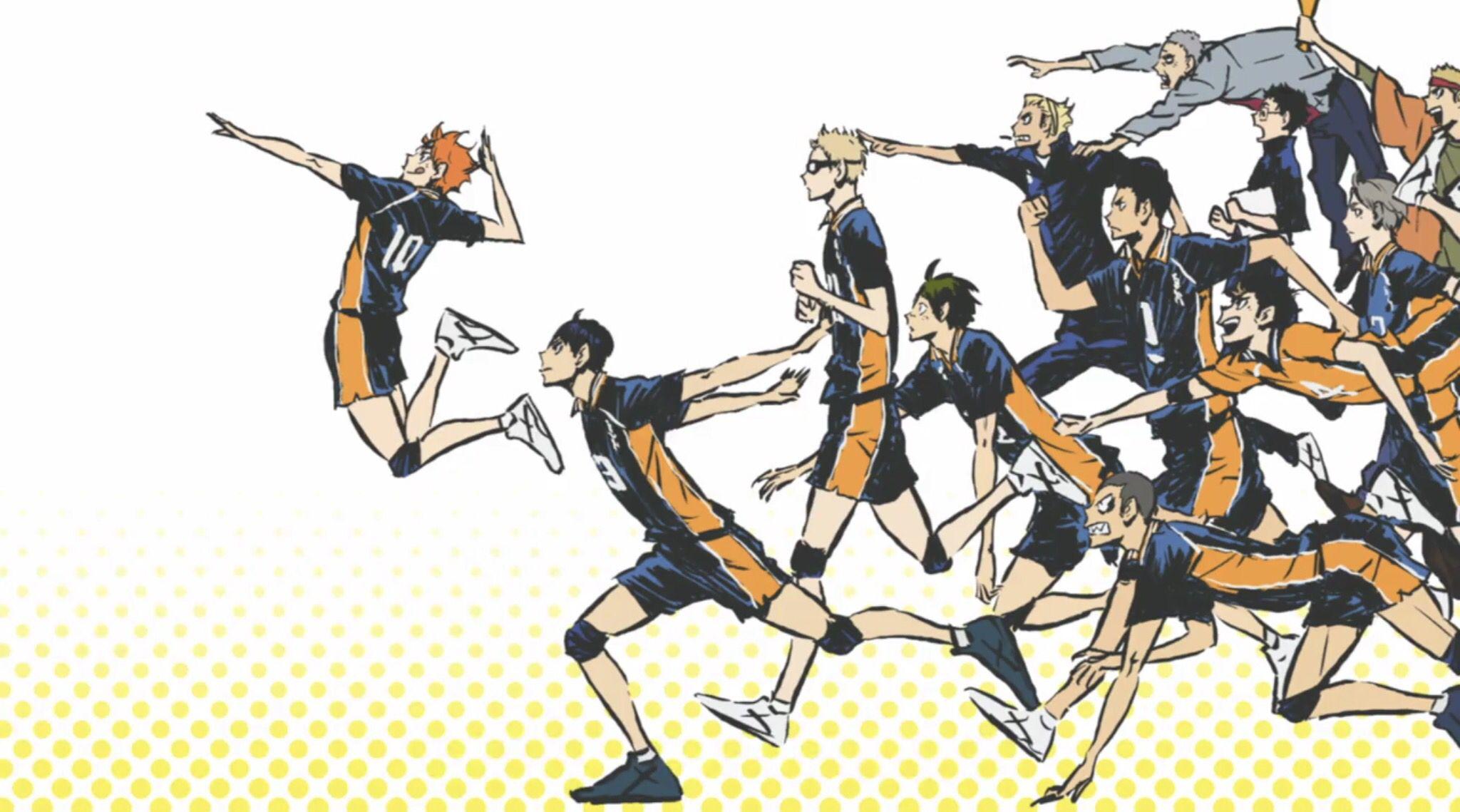 Haikyuu!! Karasuno High School vs Shiratorizawa Academy Anime