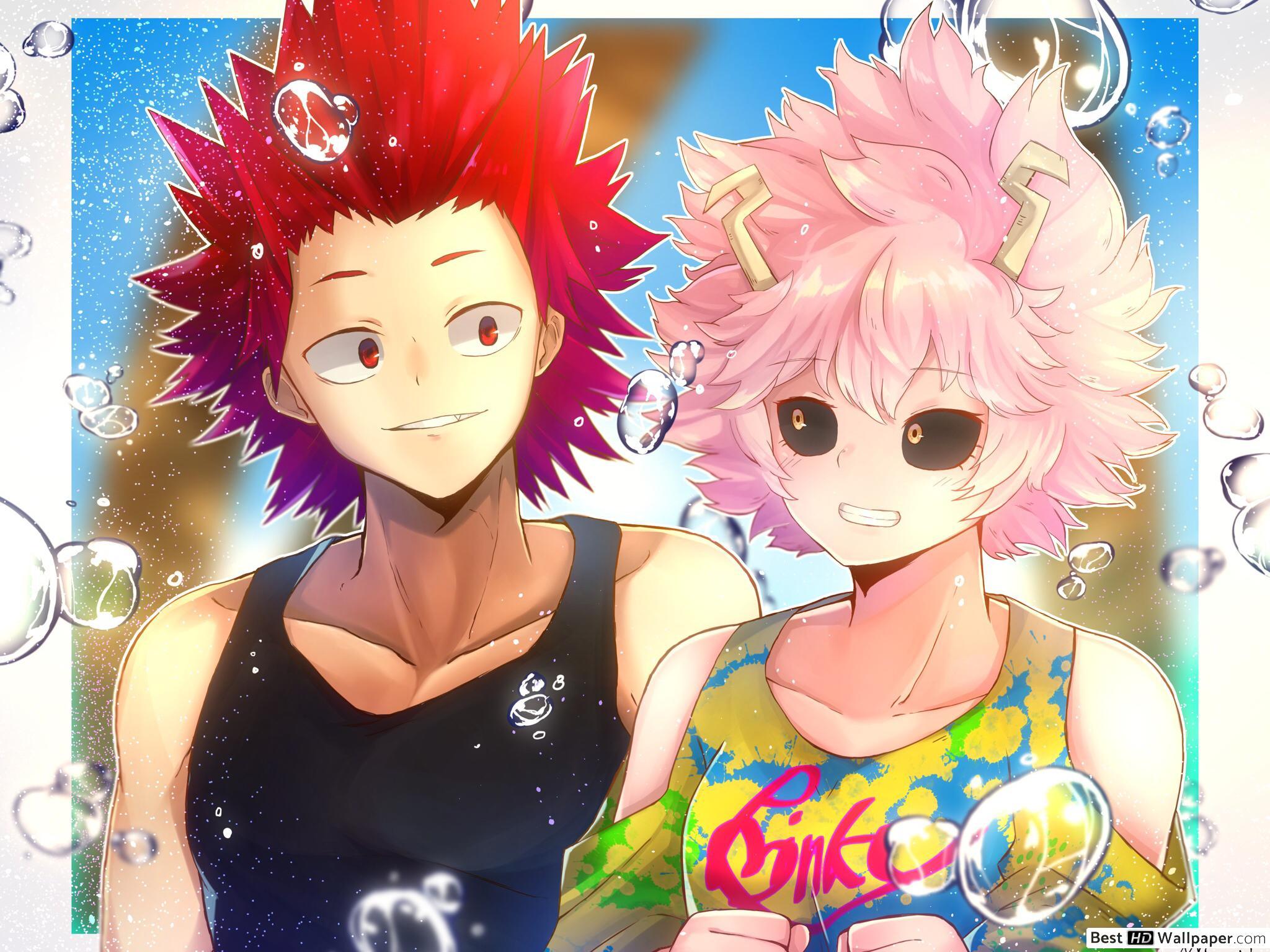 Mina and Denki, My Hero Academia HD wallpaper download