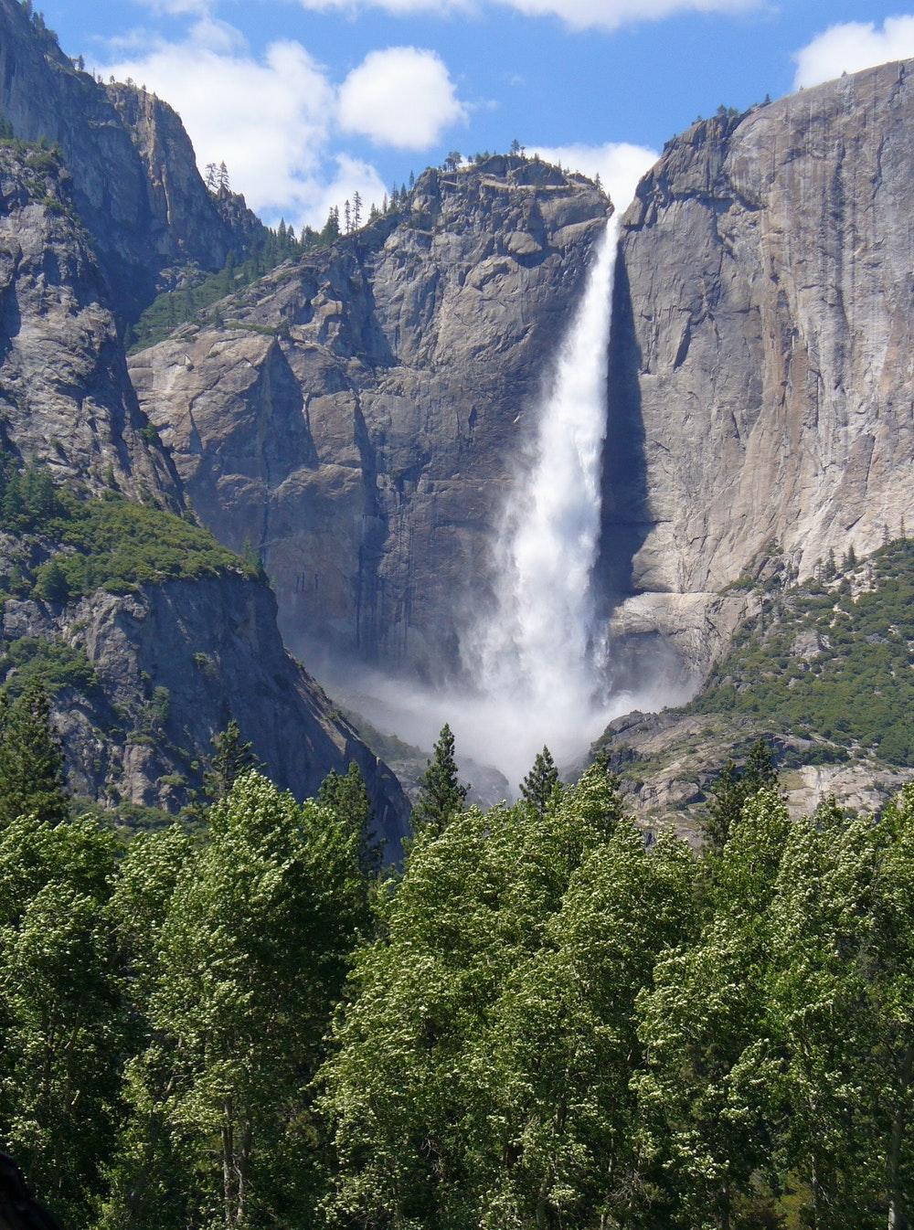 Yosemite waterfall photo