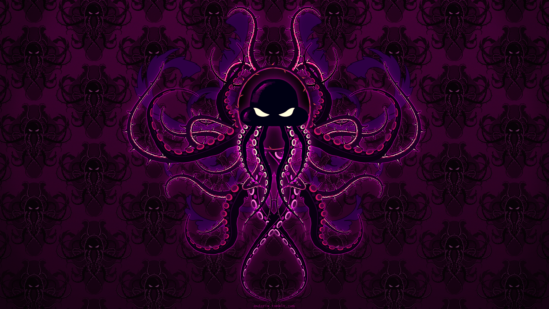 Purple Octopus Art, HD Artist, 4k Wallpaper, Image, Background