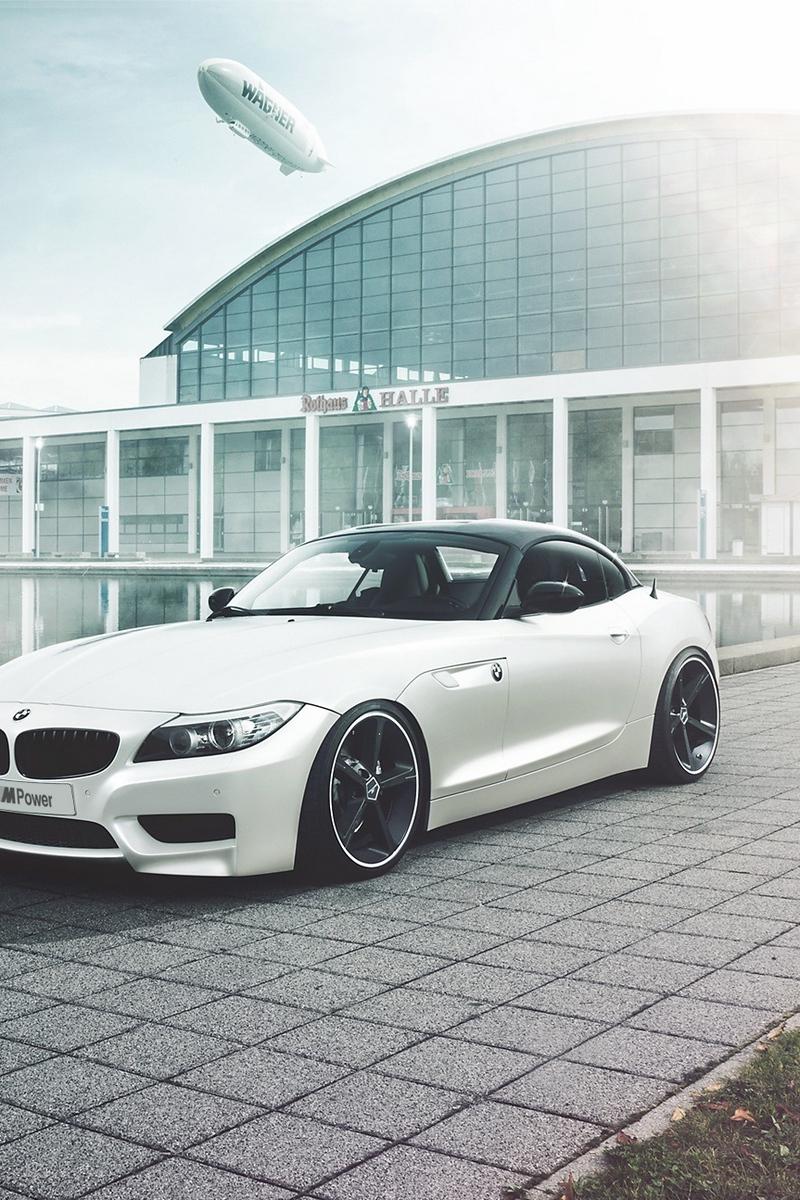 Download wallpaper 800x1200 bmw, z airship, side view, cars iphone