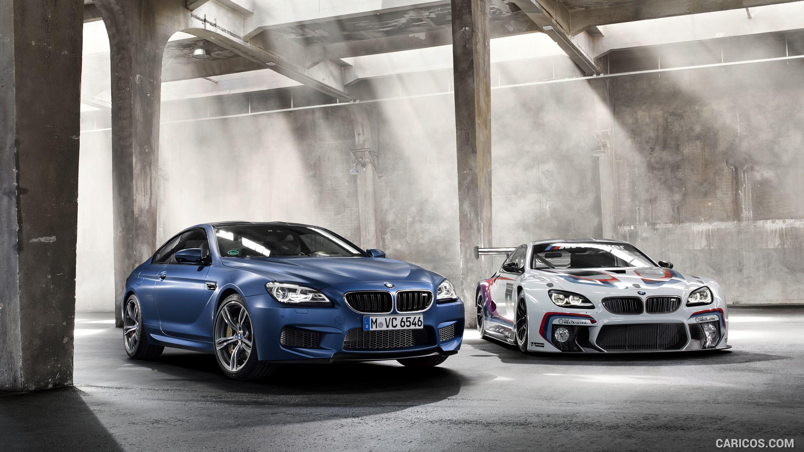 BMW M6 GT3 and BMW M6 Coupe. HD Wallpaper