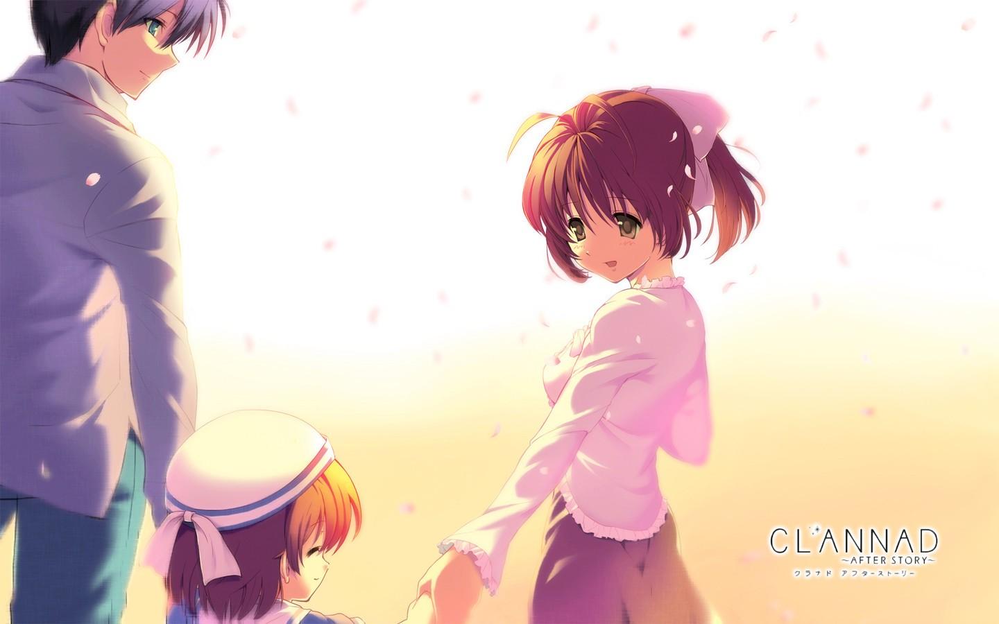 Wallpaper, illustration, anime, Clannad, Tomoya Okazaki, Ushio