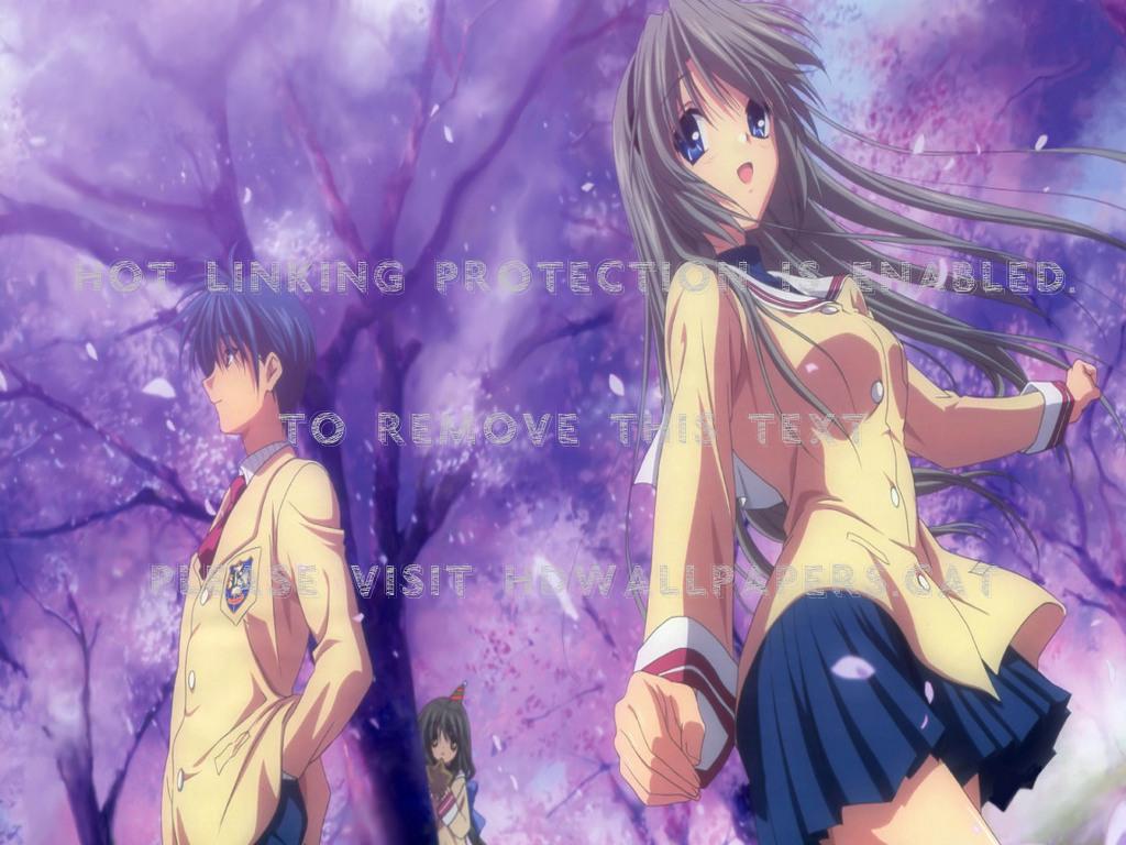 Download Tomoyo Sakagami, Clannad Anime Series Character Wallpaper