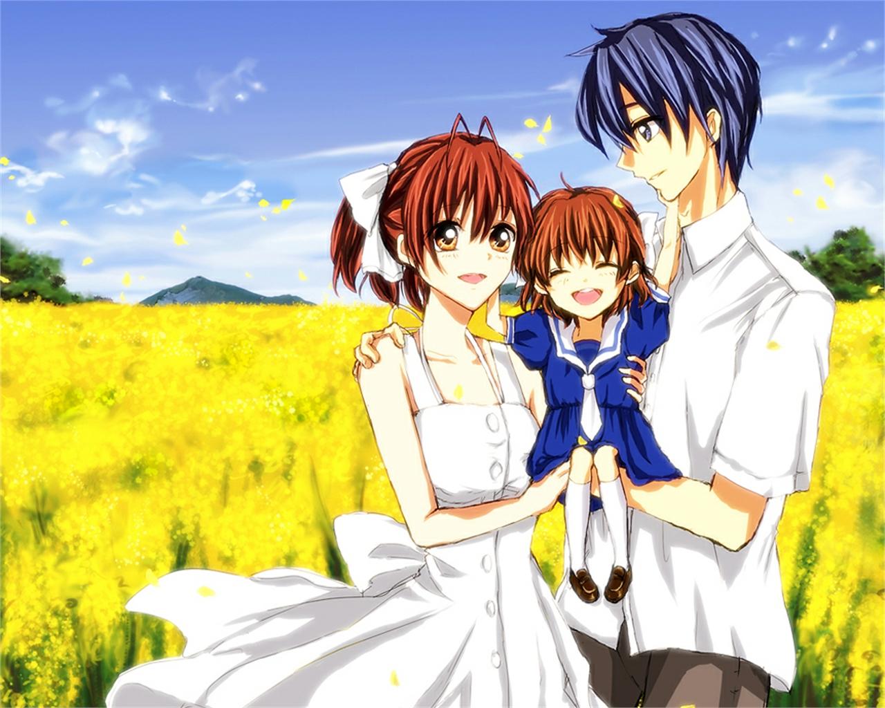 Download wallpaper from anime Clannad with tags: Picture, Nagisa