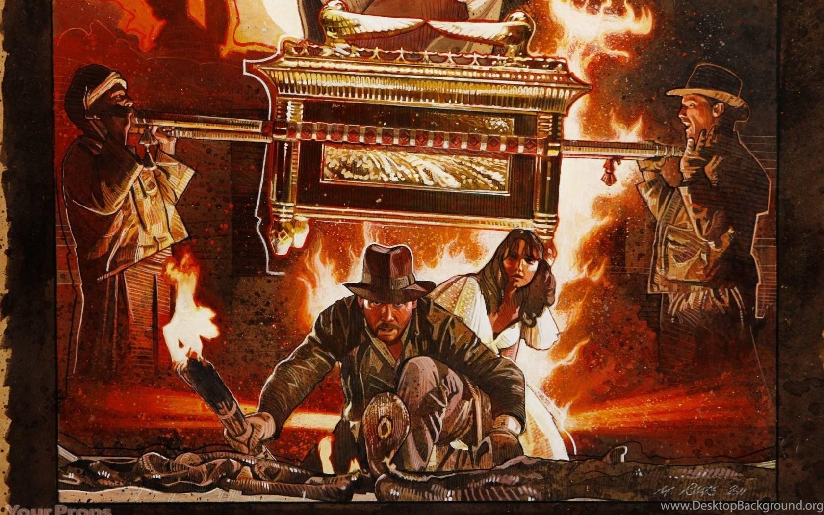 Raiders Of The Lost Ark (Wallpaper 2) Indiana Jones Wallpaper