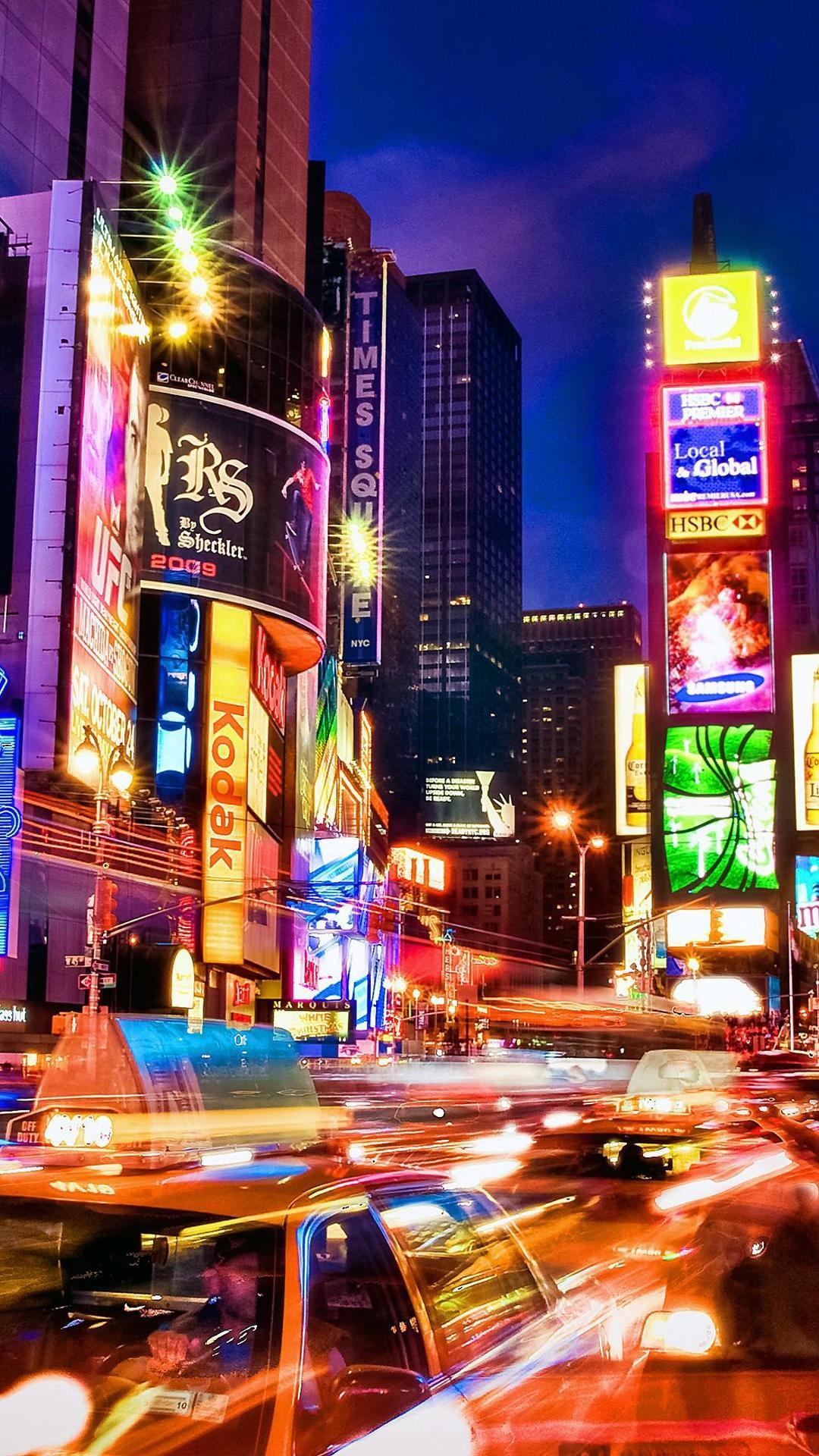 Times Square At Night (Midtown Manhattan, New York) 4K UltraHD