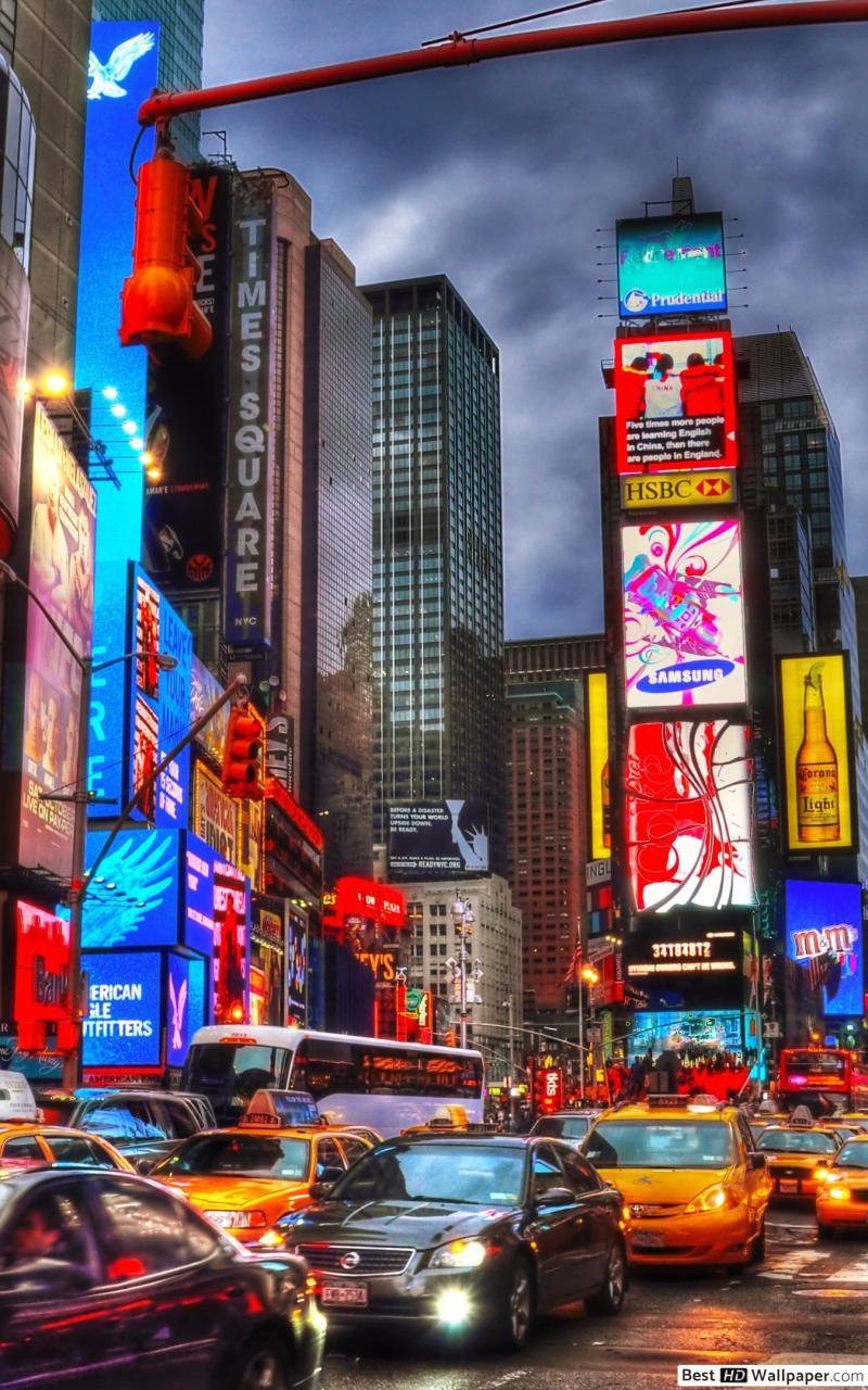 Times Square in Manhattan HD wallpaper download