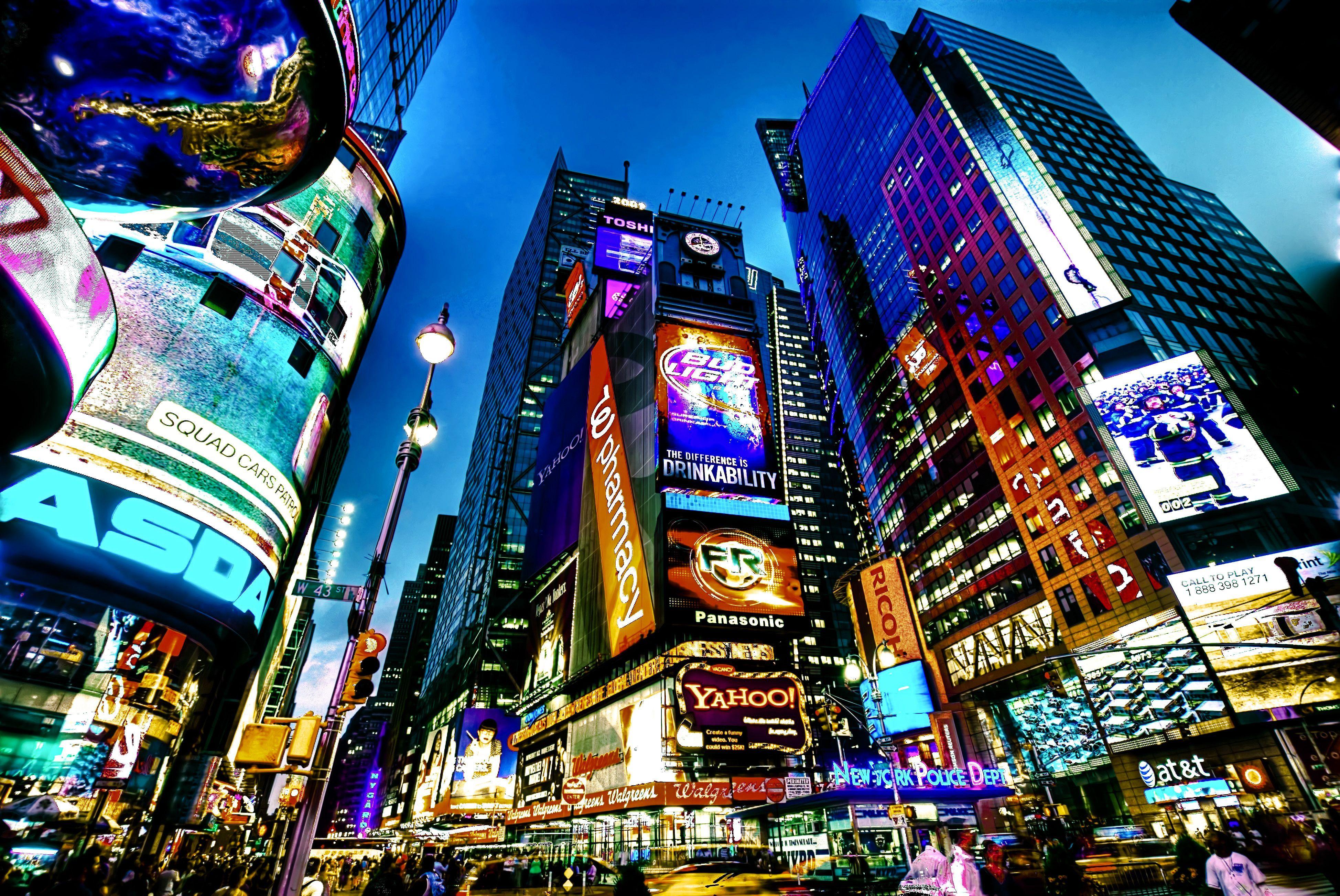 Times Square New York City Wallpaper Free Times Square New