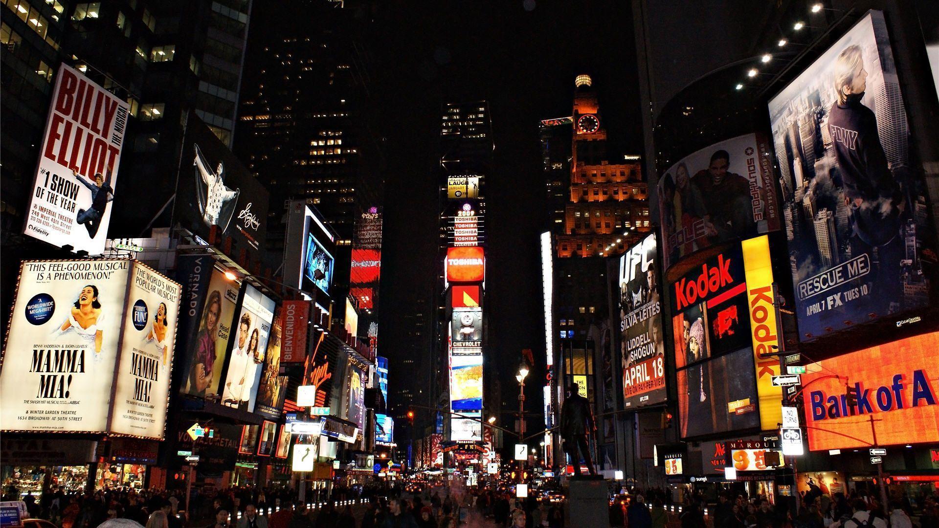 Times Square Wallpaper HD WallpaperWlp