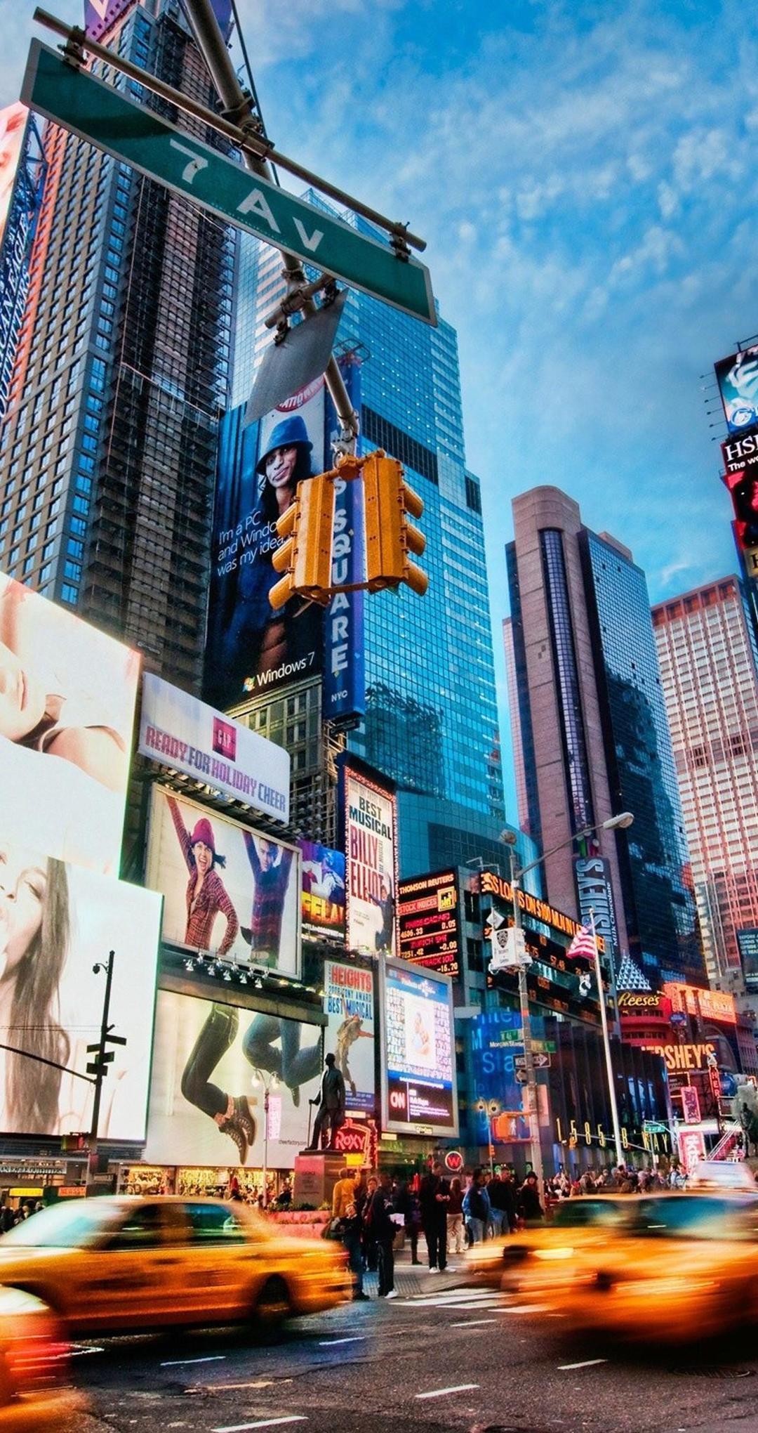 Times Square NYC 4K UltraHD Wallpaper. Wallpaper Studio 10. Tens