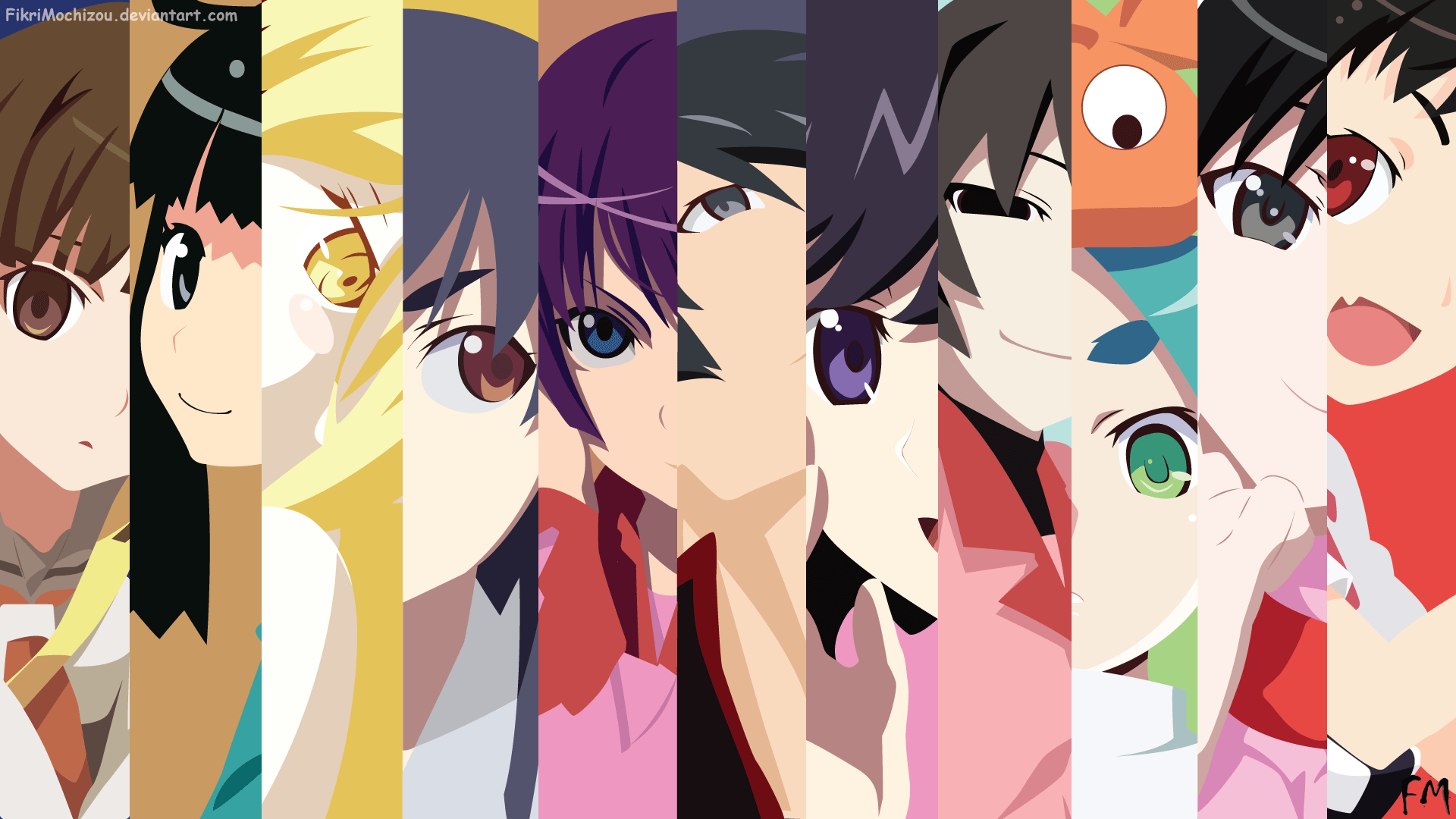 HD wallpaper Anime Monogatari Series Ougi Oshino Owarimonogatari   Wallpaper Flare