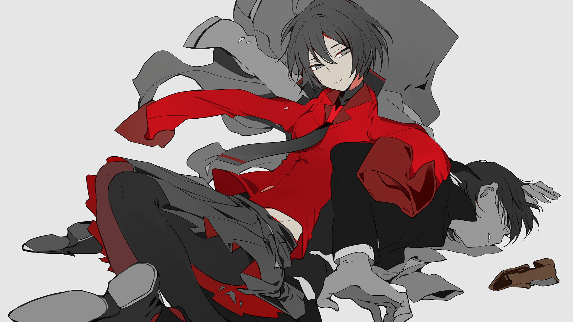 Ougi [Monogatari Series](1920x1080): Animewallpaper